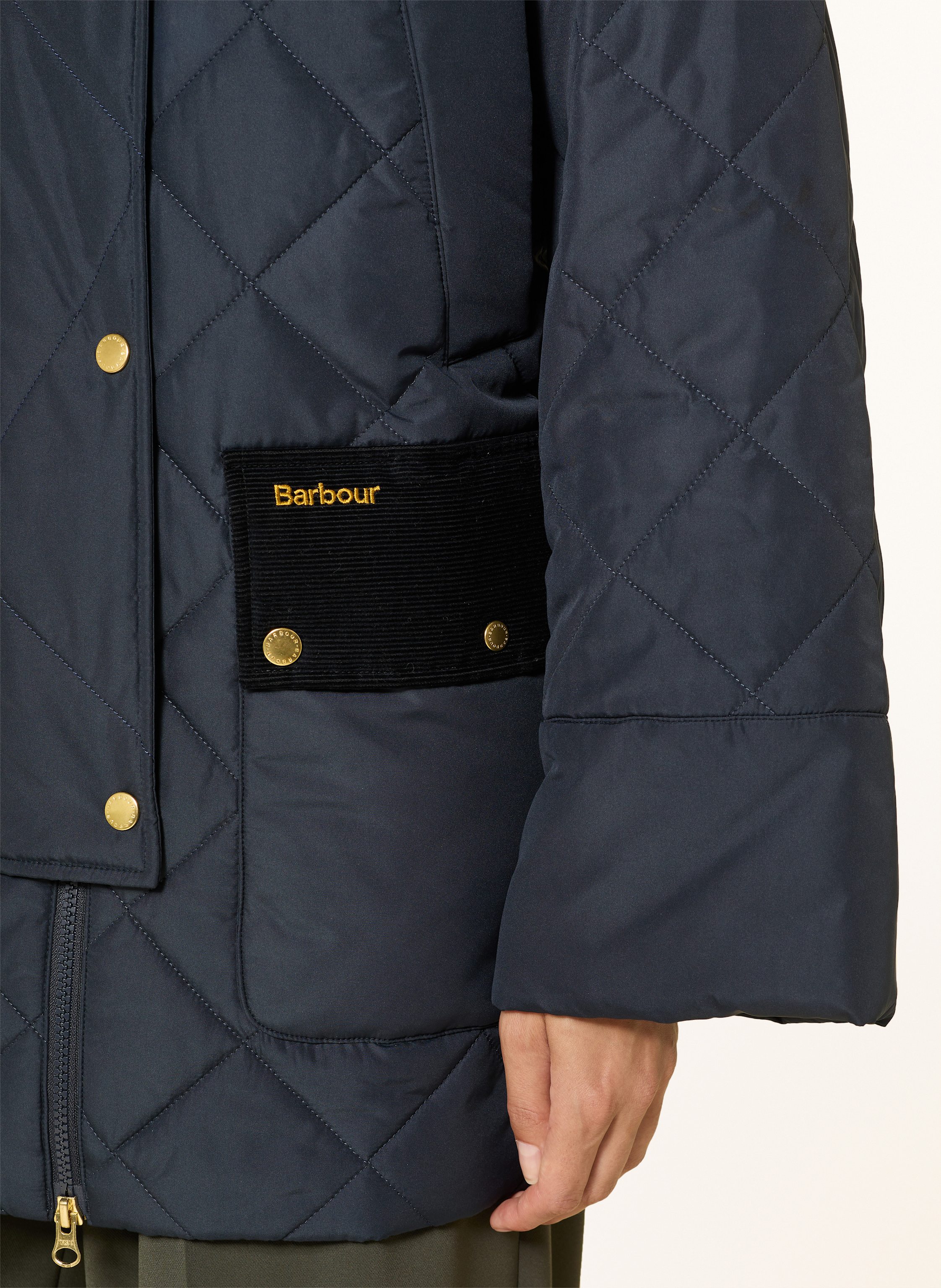 Thumbnail - Barbour Steppmantel Aldburgh blau
