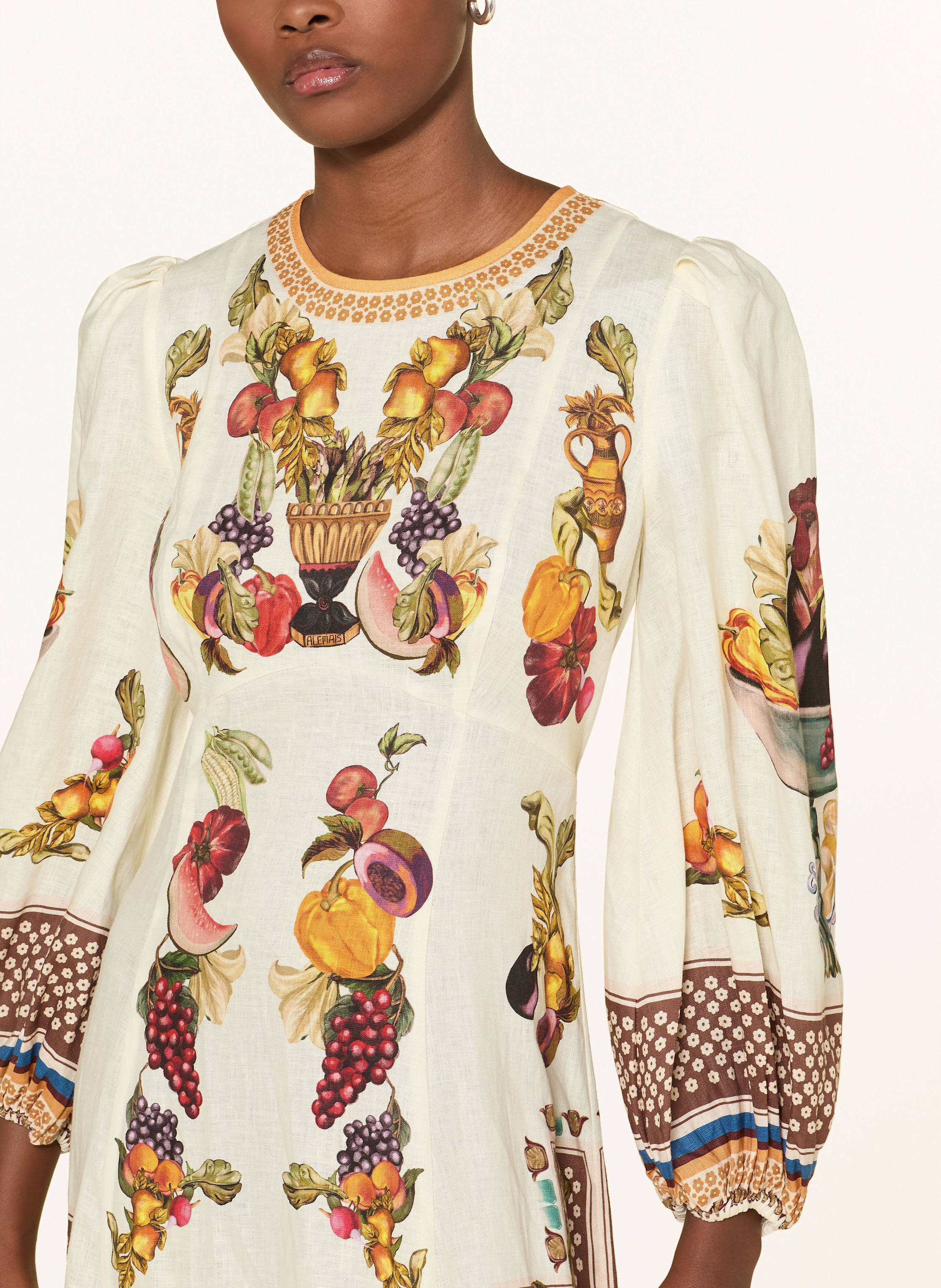 Thumbnail - Alémais Leinenkleid Mercado beige