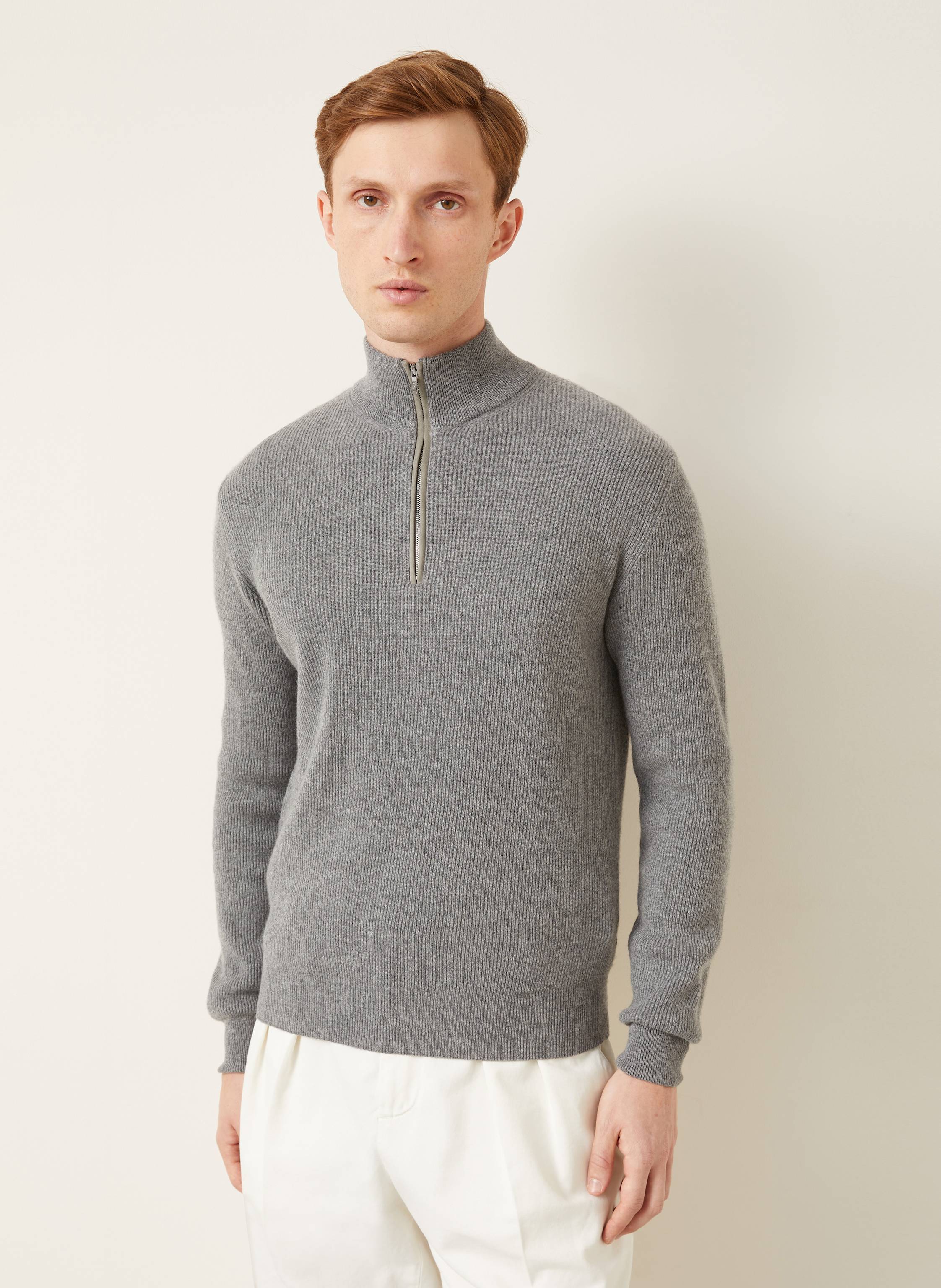 Thumbnail - Fioroni Cashmere-Troyer Serafina grau