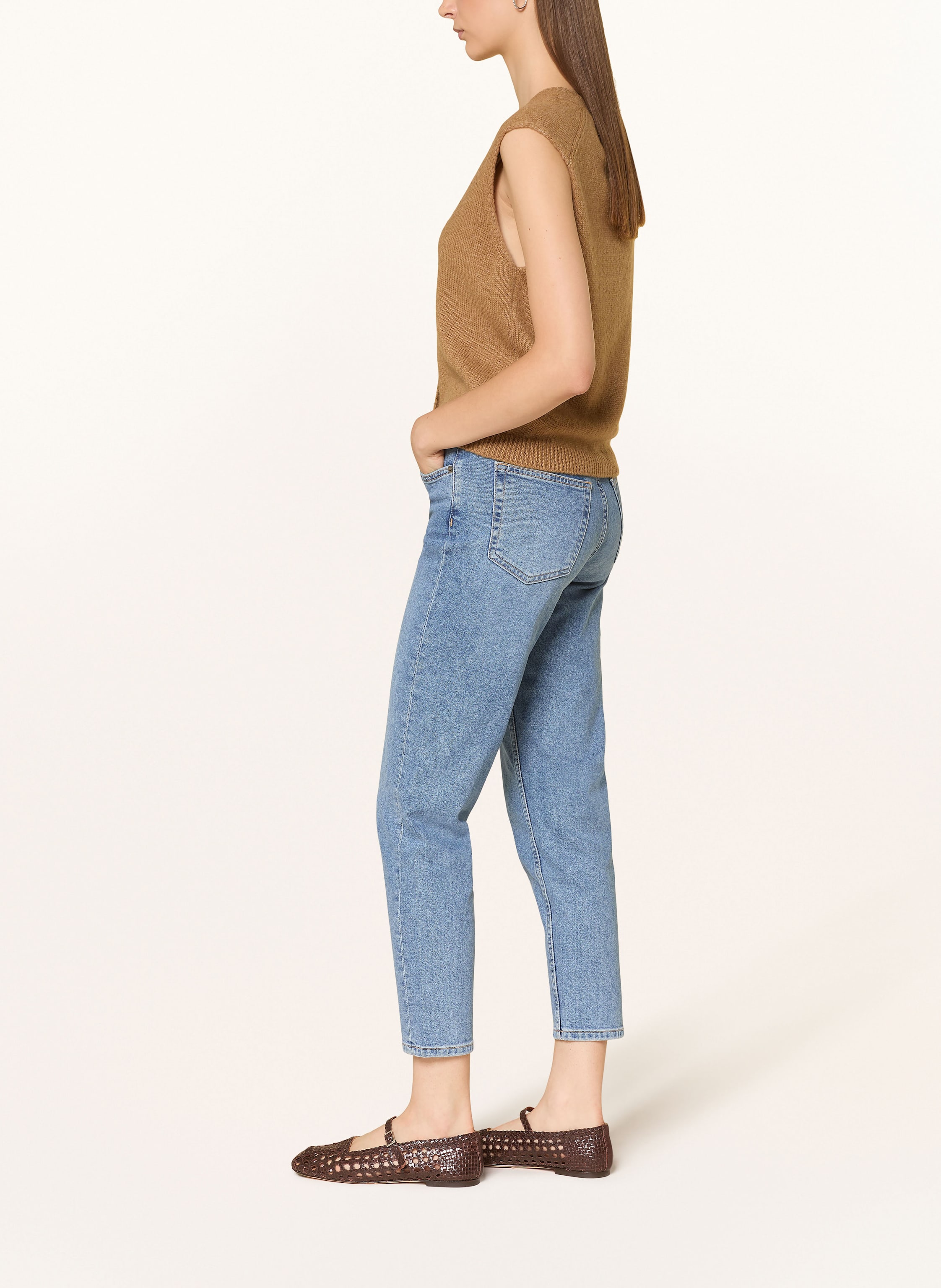 Thumbnail - Marc O'polo Cropped Jeans blau