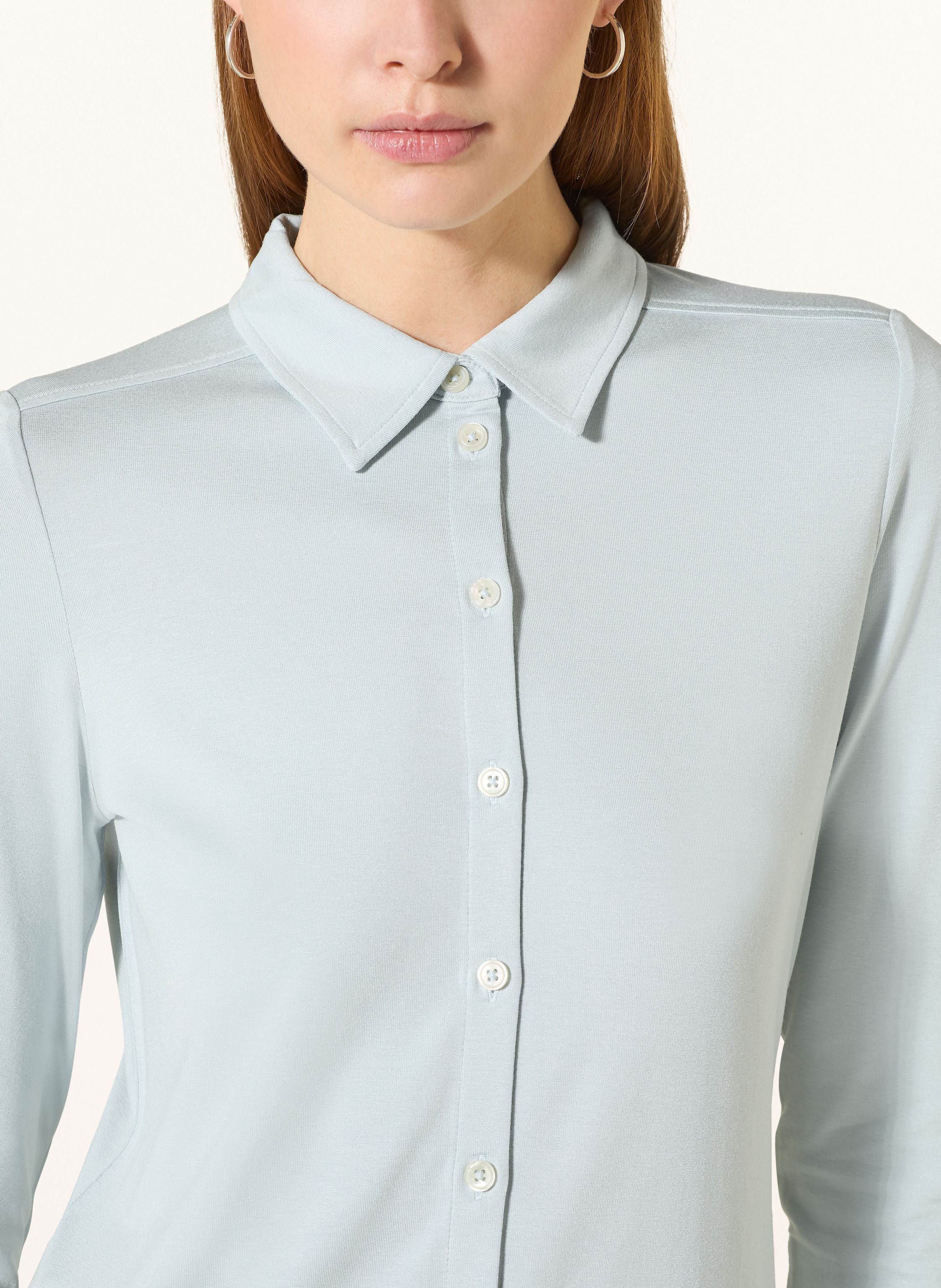 Thumbnail - Marc O'polo Hemdbluse Aus Jersey grau