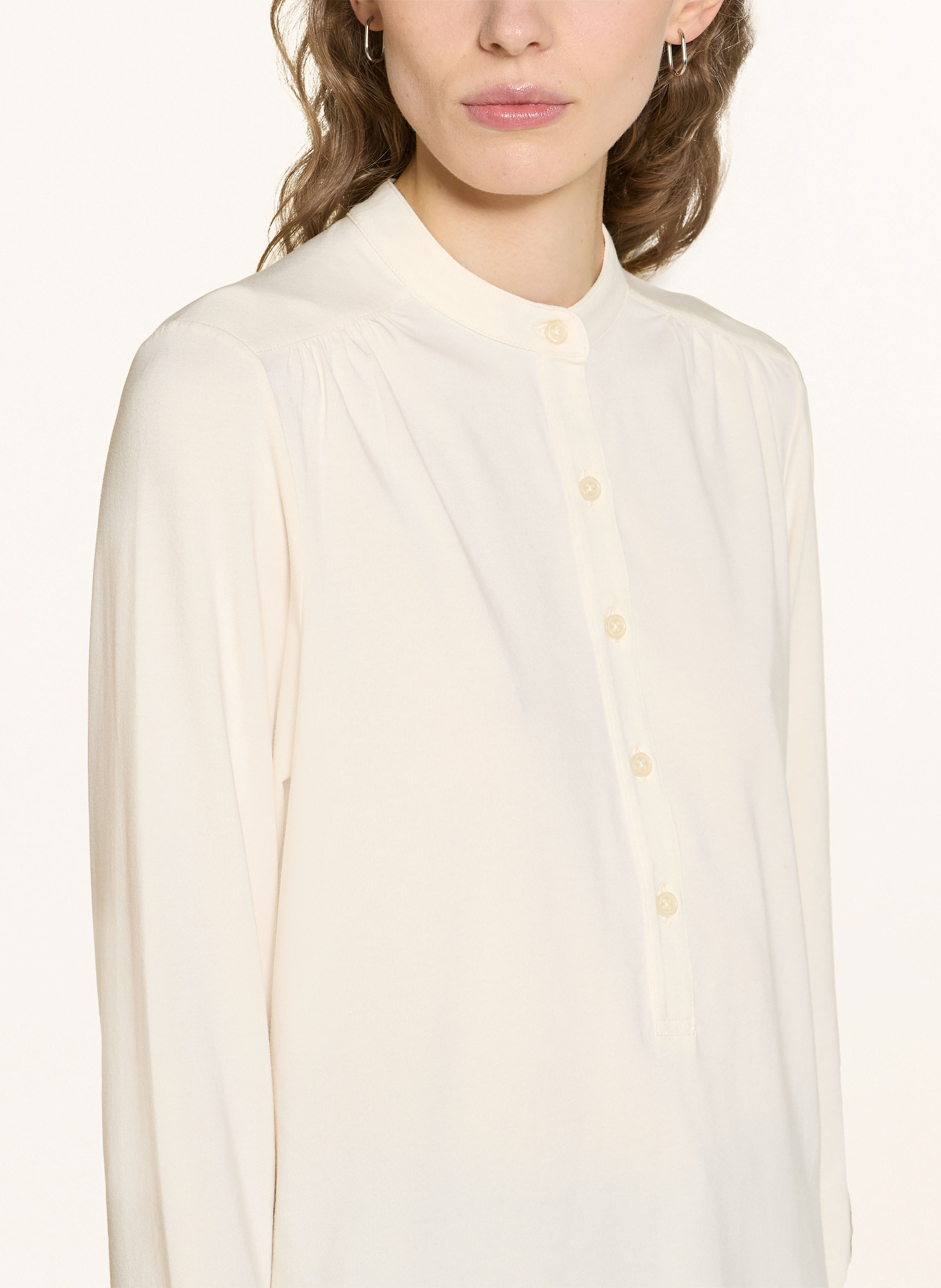 Thumbnail - Marc O'polo Blusenshirt Aus Jersey weiss