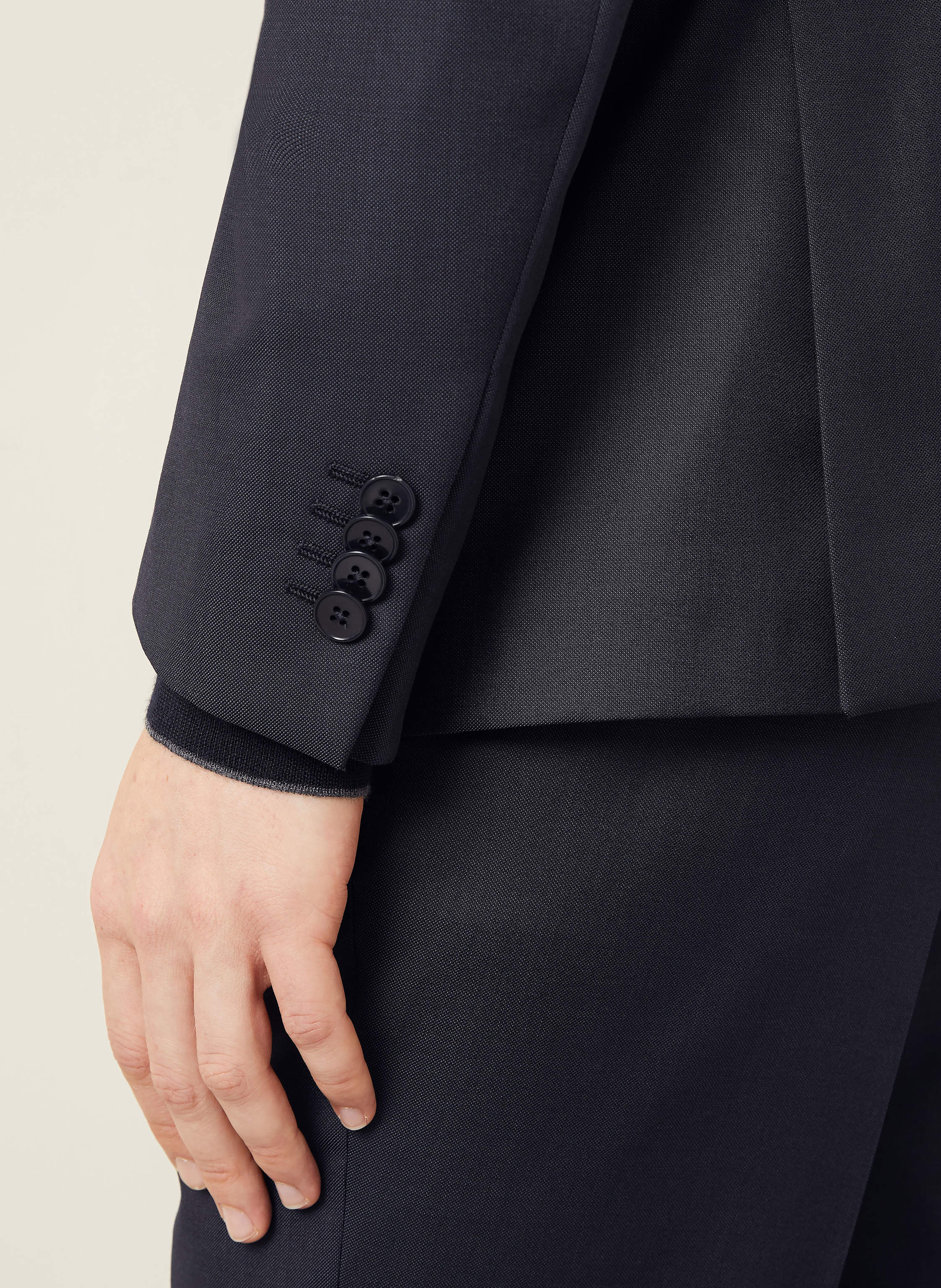 Thumbnail - Zegna Anzug Tailored Fit blau