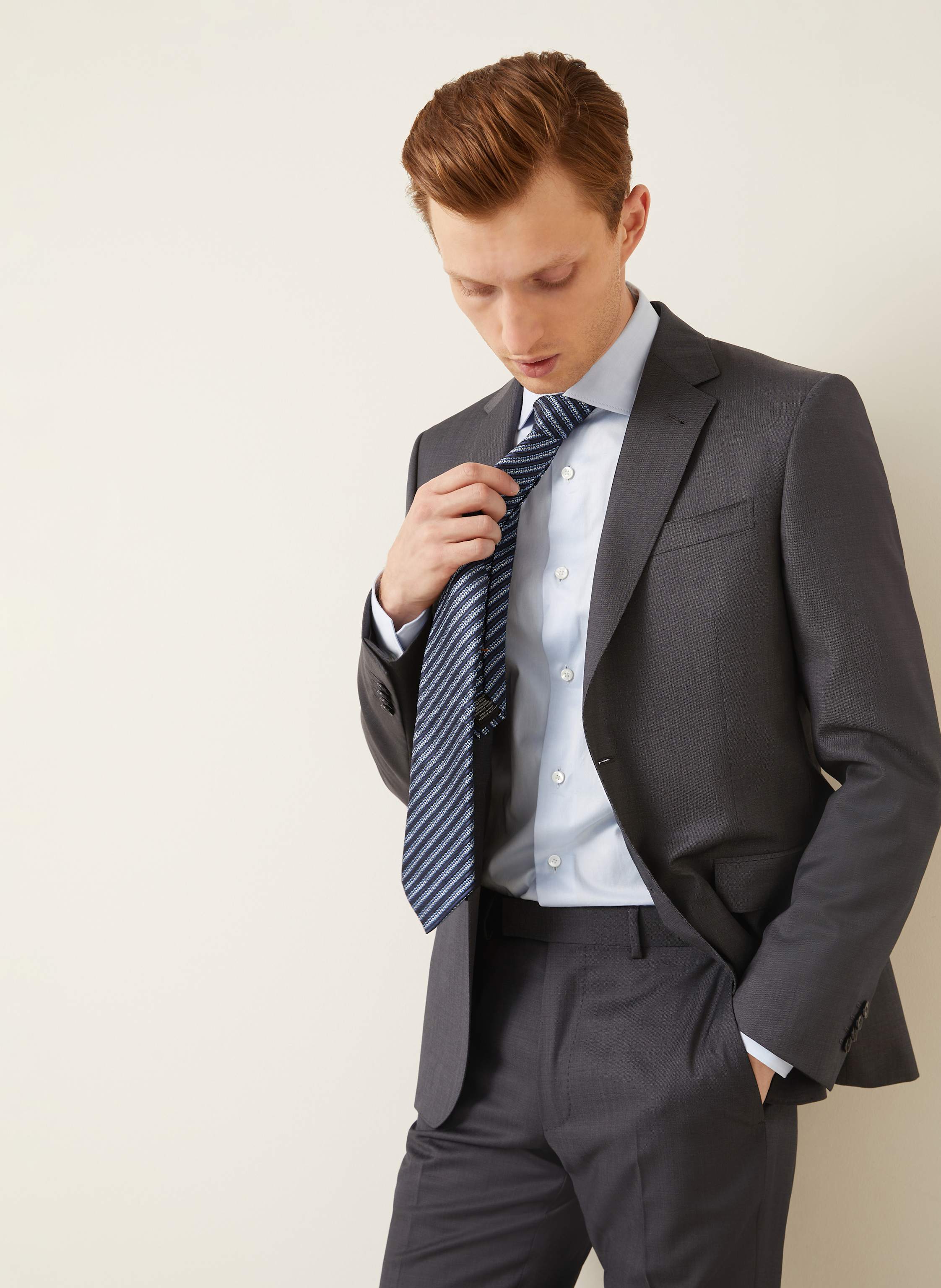 Thumbnail - Zegna Anzug Extra Slim Fit grau