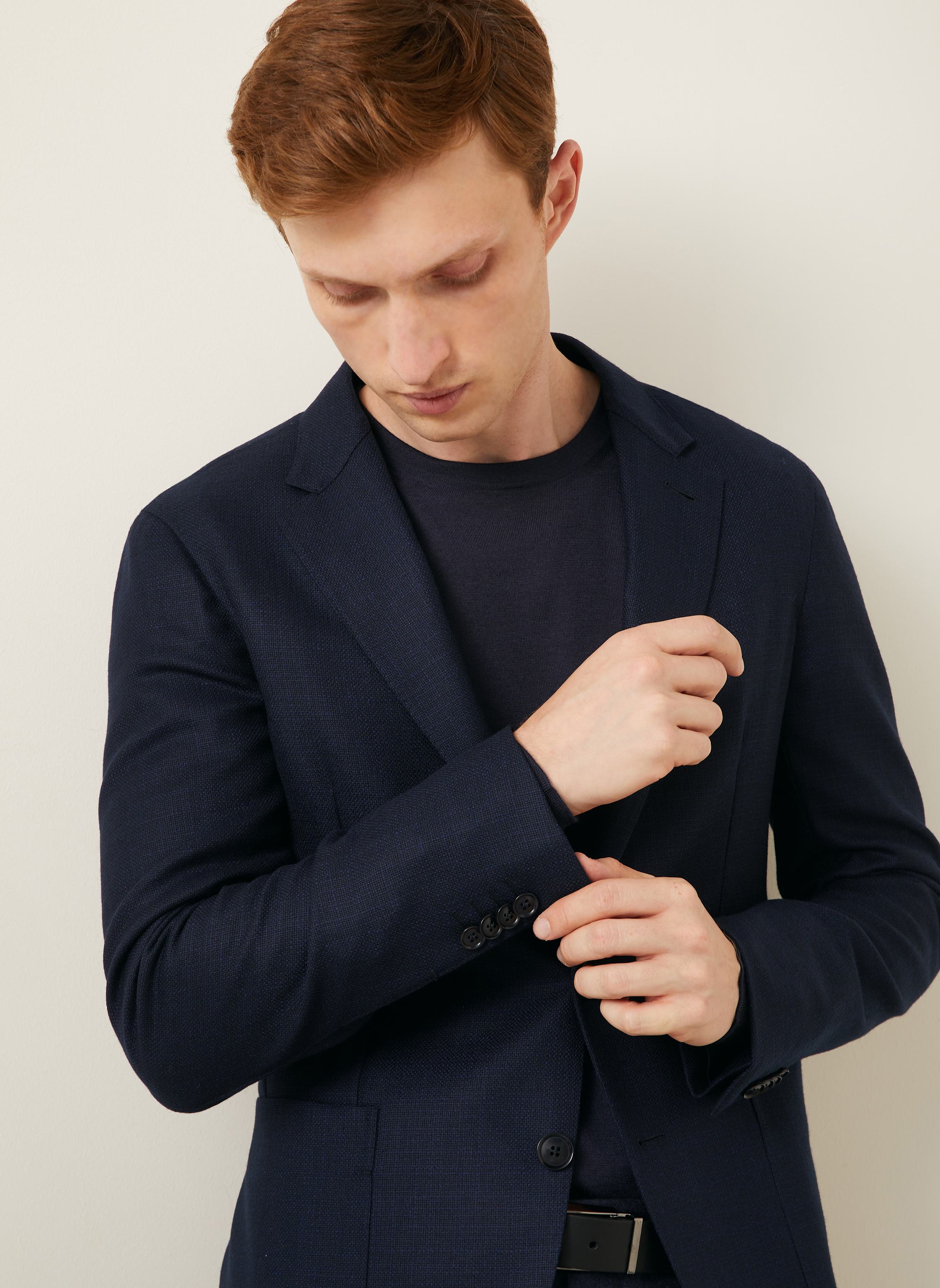 Thumbnail - Zegna Sakko Extra Slim Fit blau