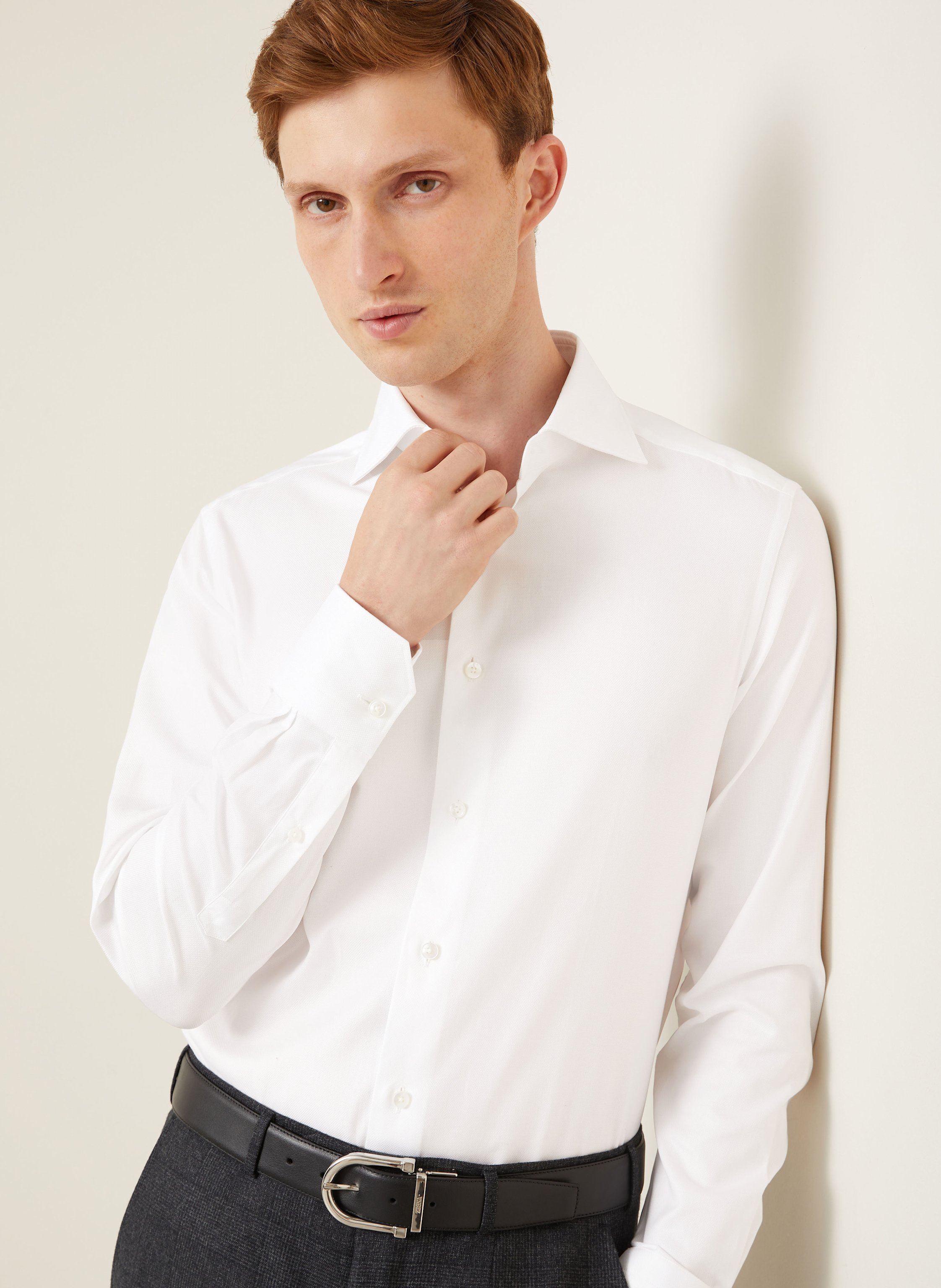 Thumbnail - Zegna Hemd Regular Fit weiss