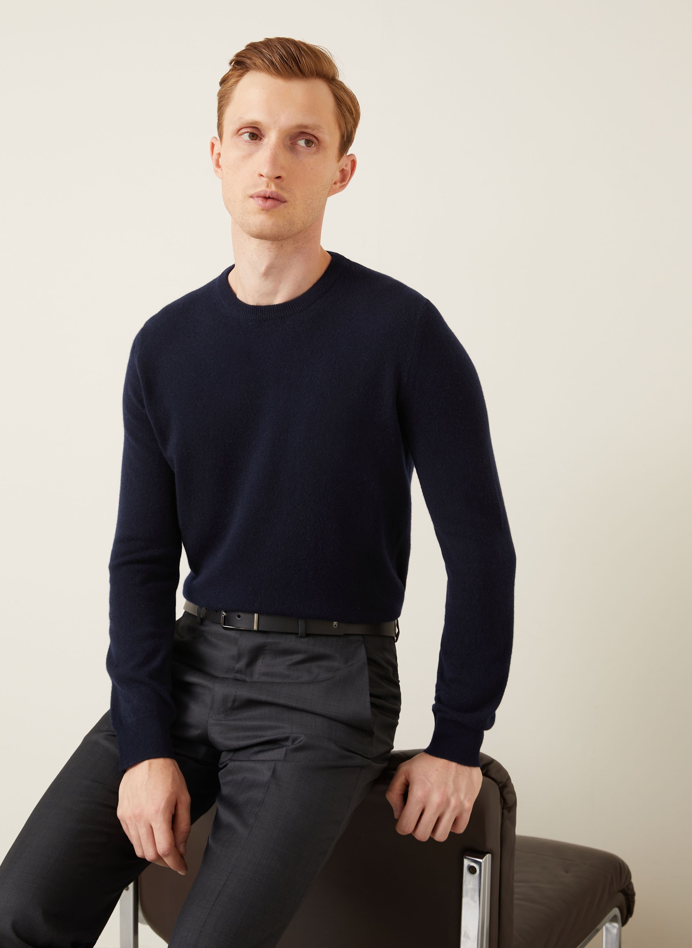 Thumbnail - Zegna Cashmere-Pullover Oasi blau