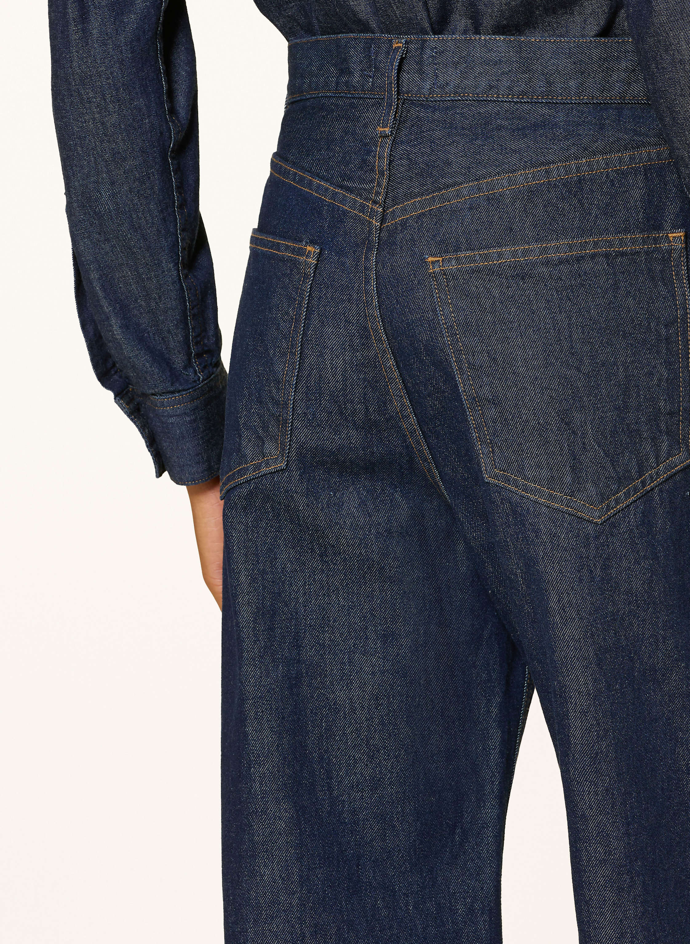 Thumbnail - Agolde Wide Leg Jeans Dame blau