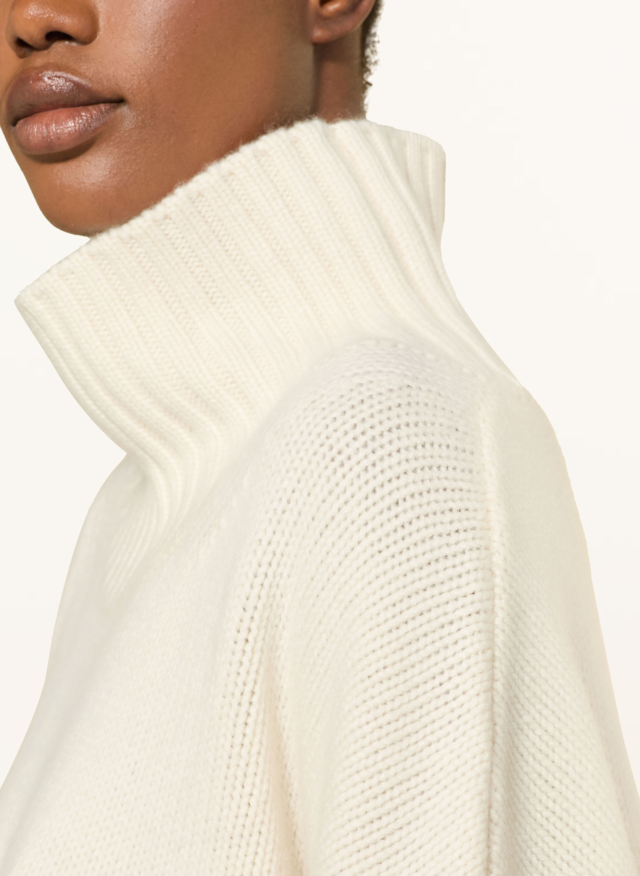 Thumbnail - Soft Goat Cashmere-Pullover weiss