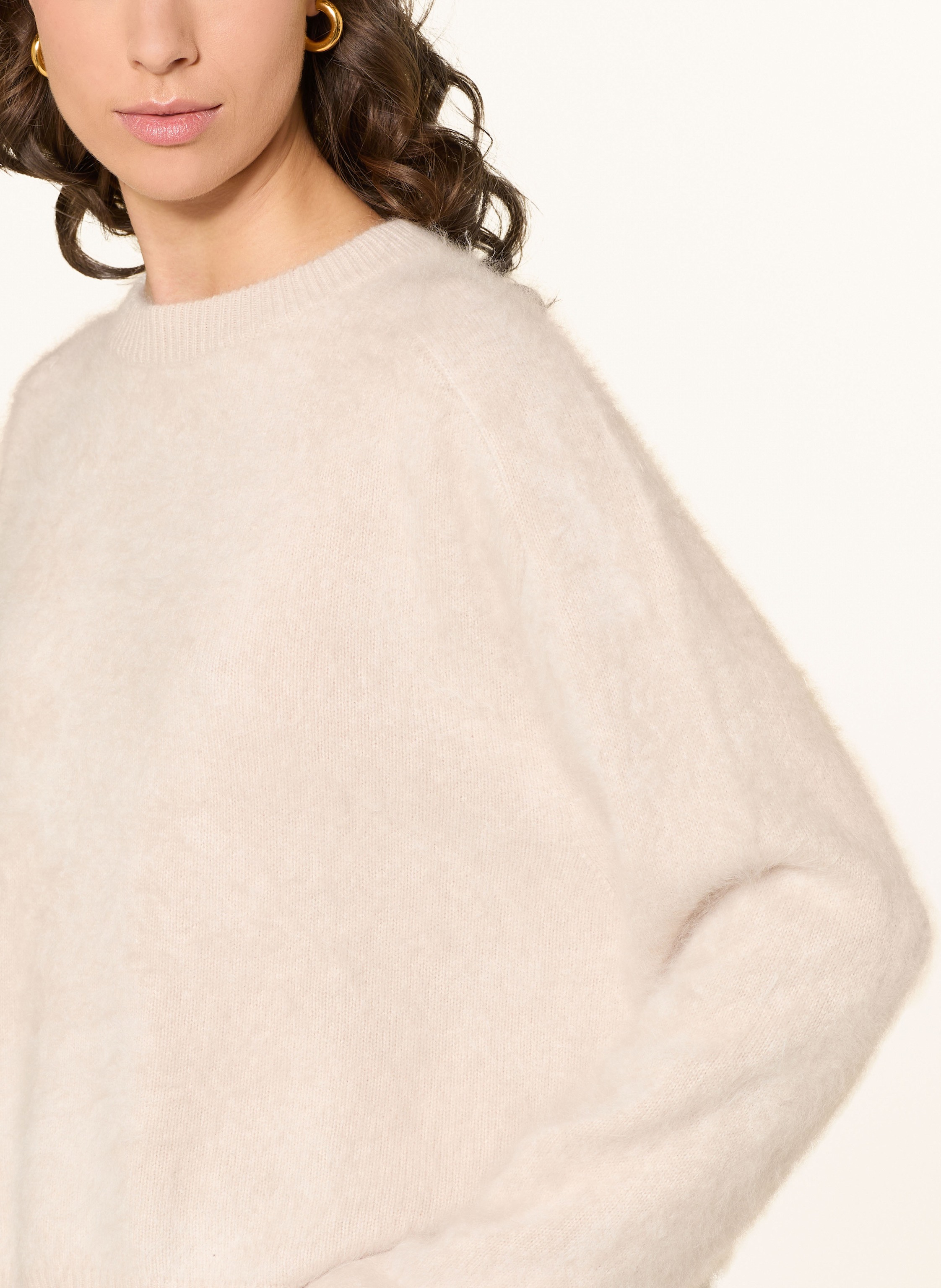 Thumbnail - Soft Goat Cashmere-Pullover beige