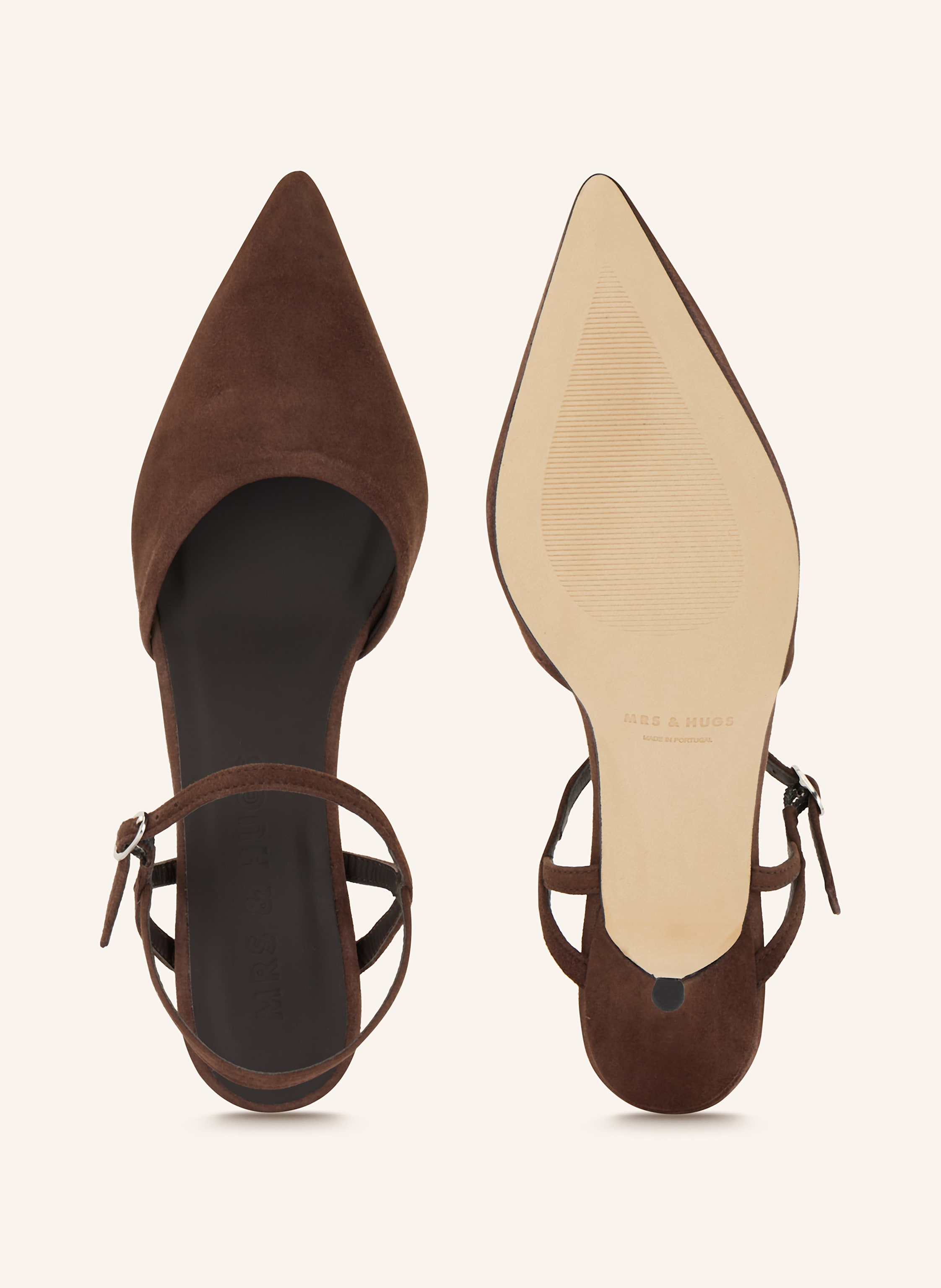 Thumbnail - Mrs & Hugs Slingpumps braun