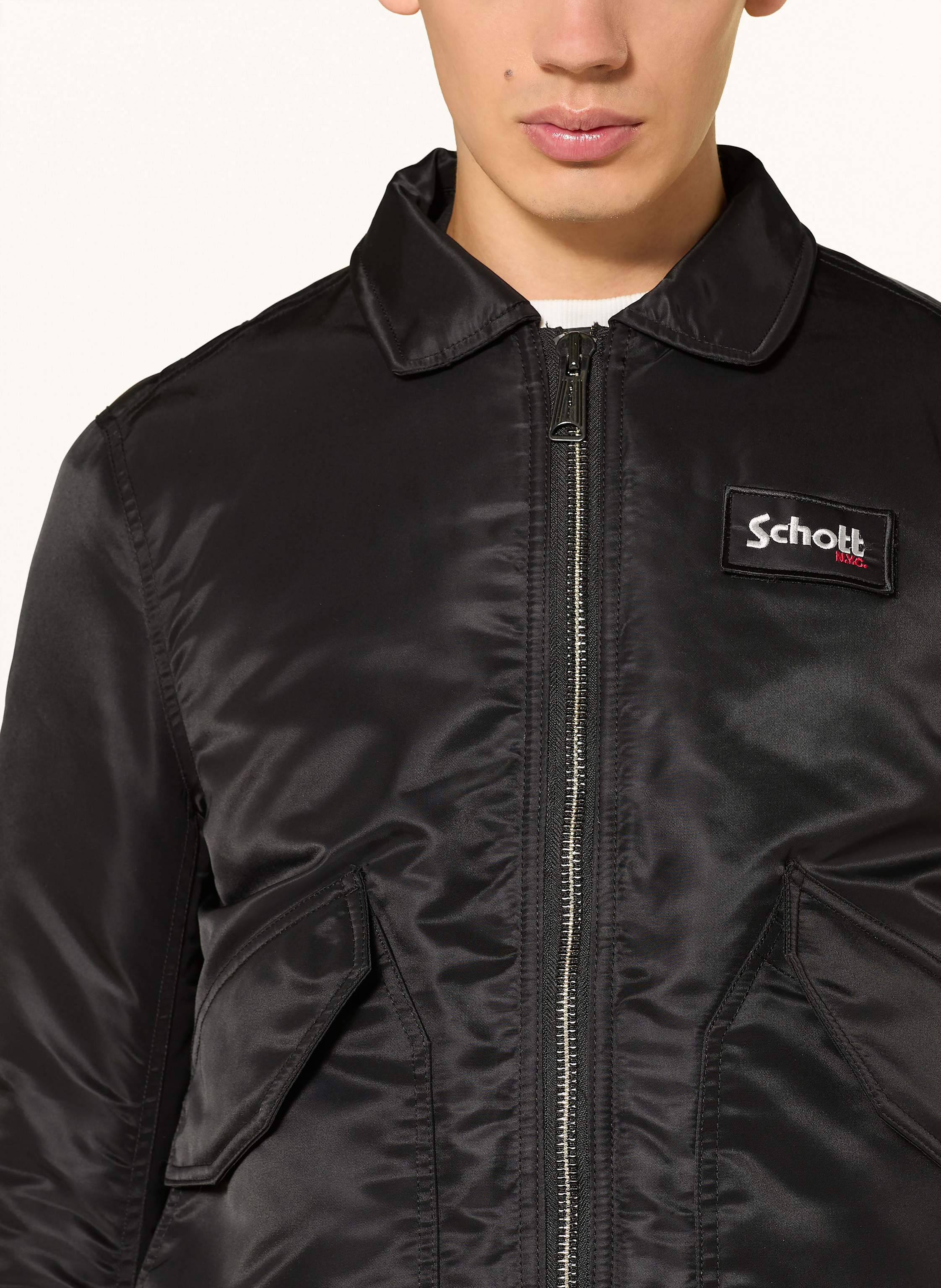 Thumbnail - Schott Nyc Blouson schwarz