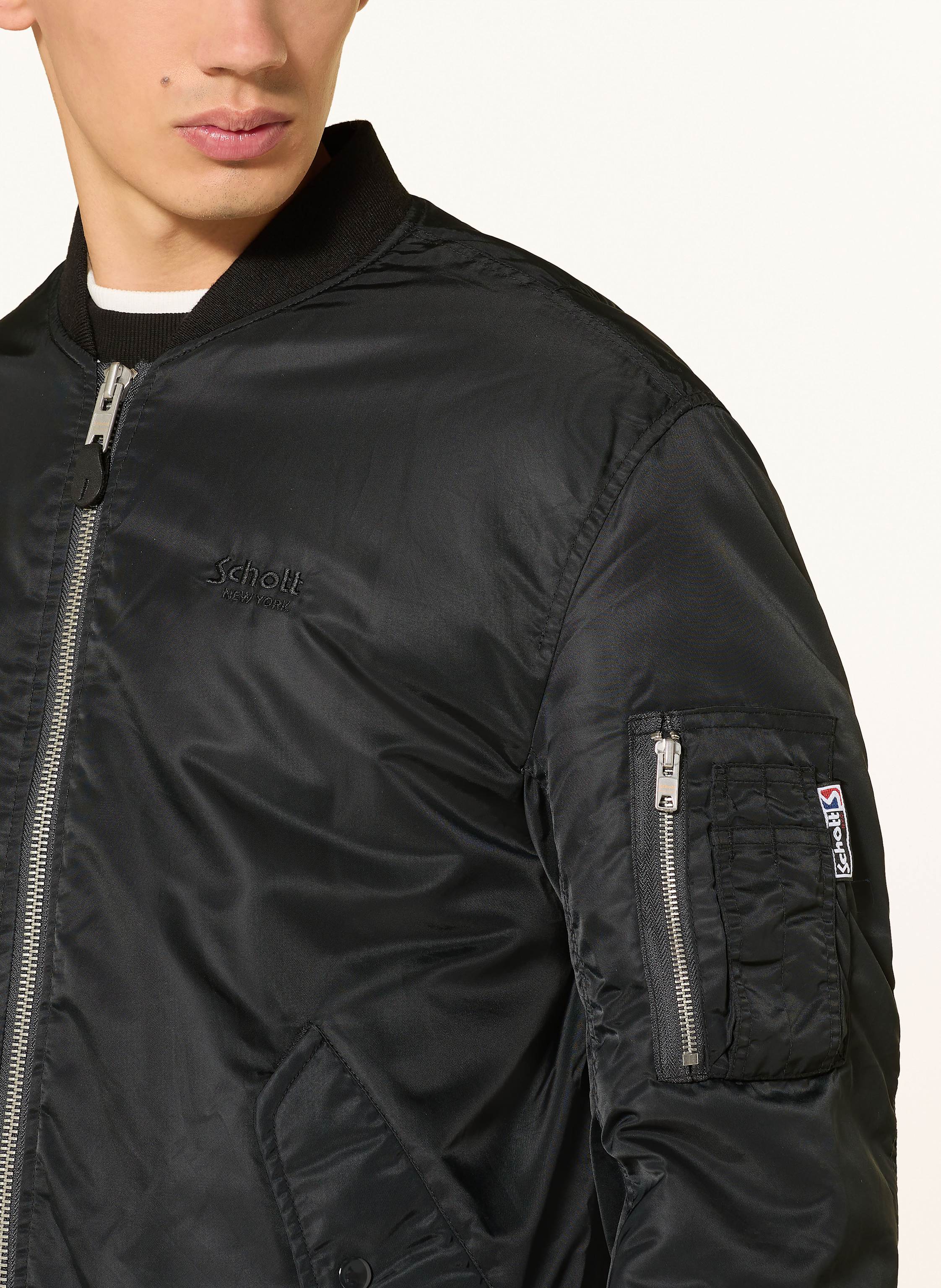 Thumbnail - Schott Nyc Blouson Ma-Camps Rs schwarz