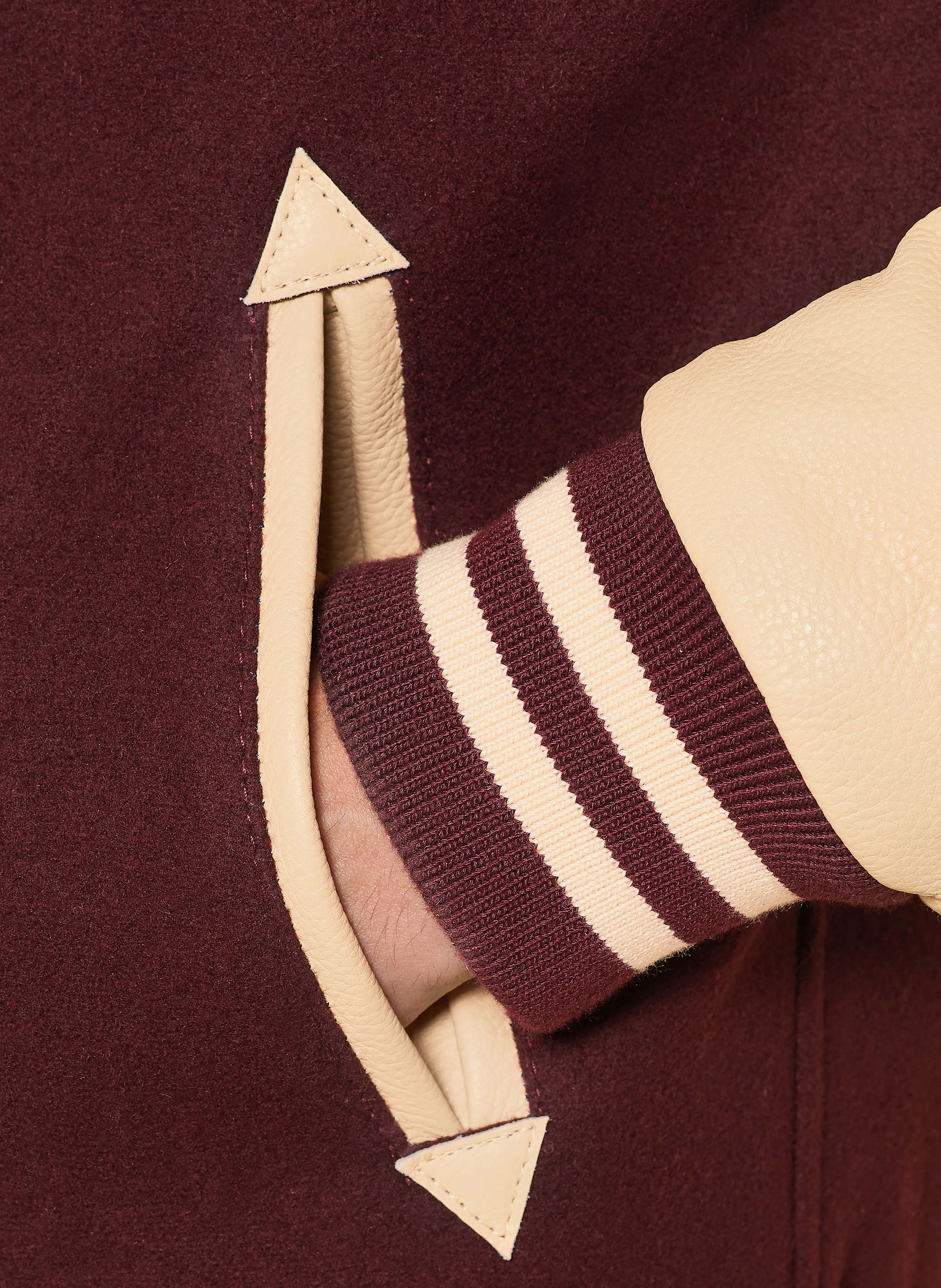 Thumbnail - Schott Nyc College-Jacke rot