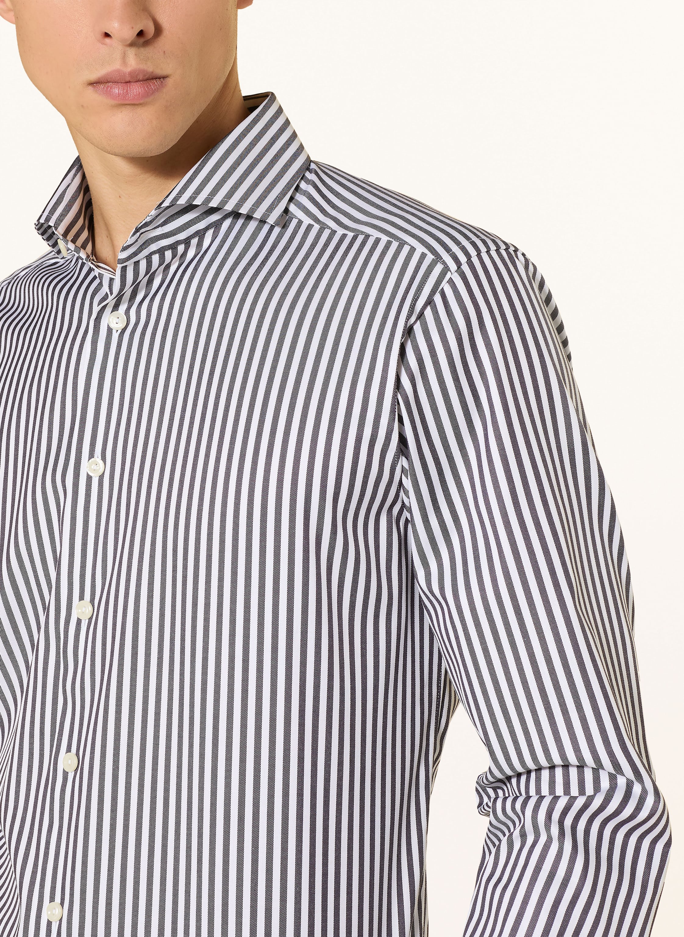 Thumbnail - Eton Hemd Slim Fit schwarz