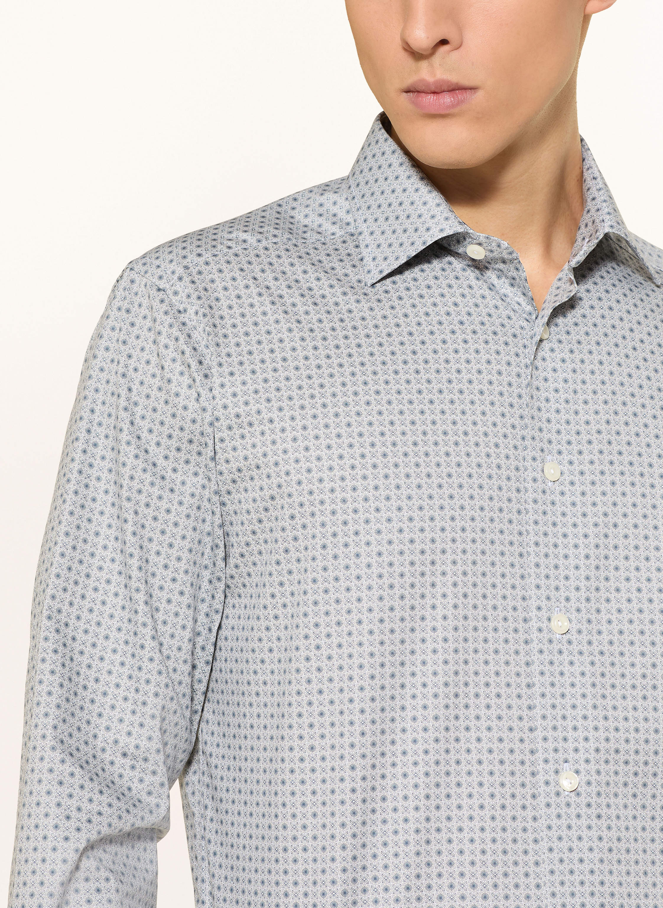 Thumbnail - Eton Hemd Slim Fit grau