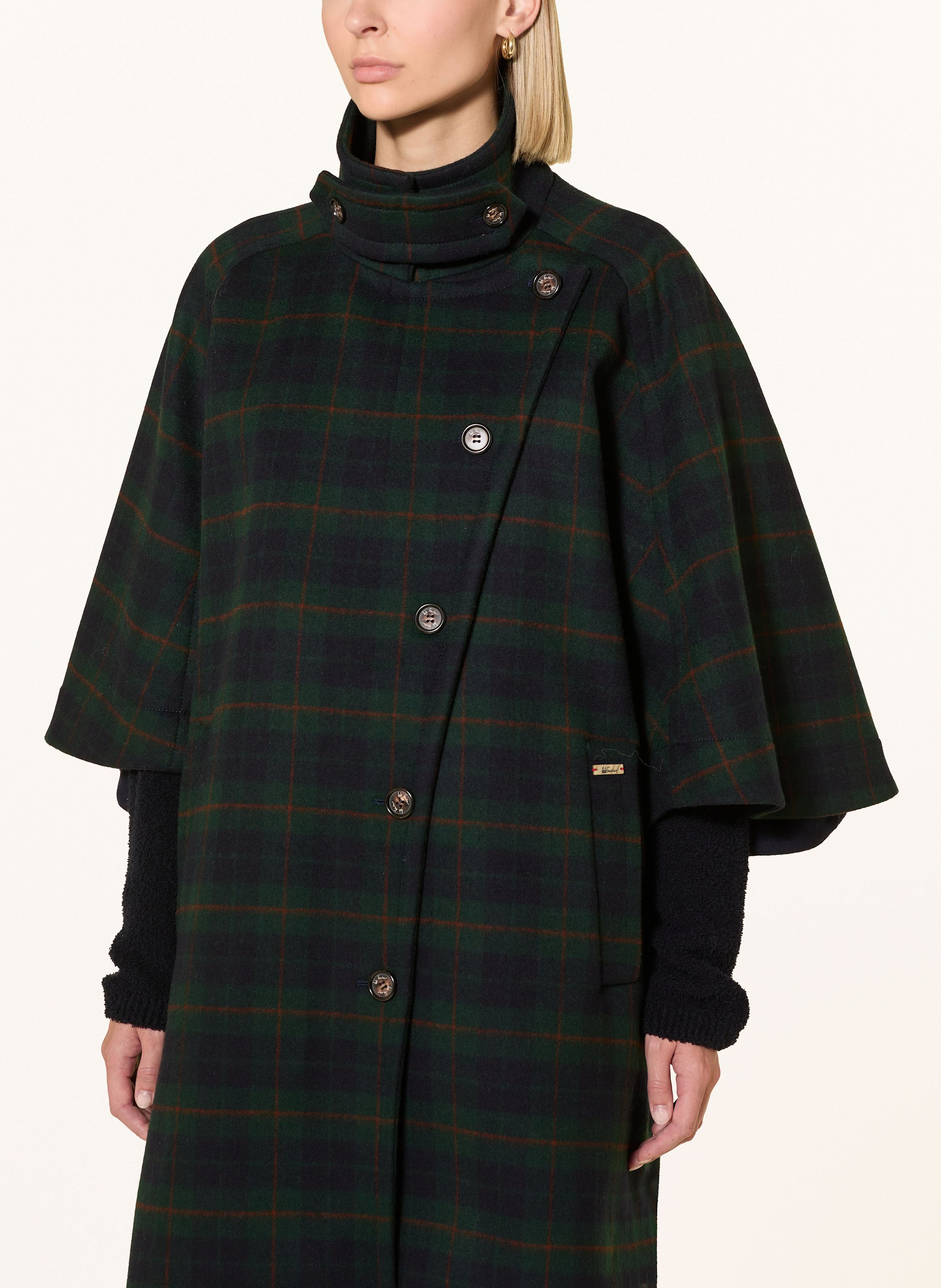 Thumbnail - Luis Trenker Mantel Lugaia blau