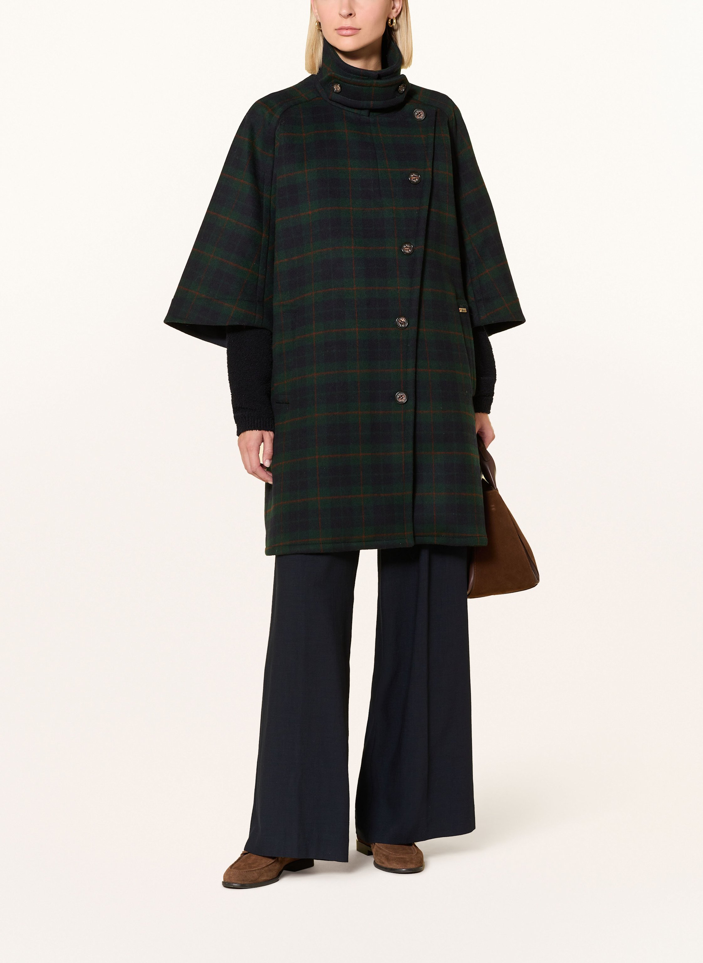 Thumbnail - Luis Trenker Mantel Lugaia blau