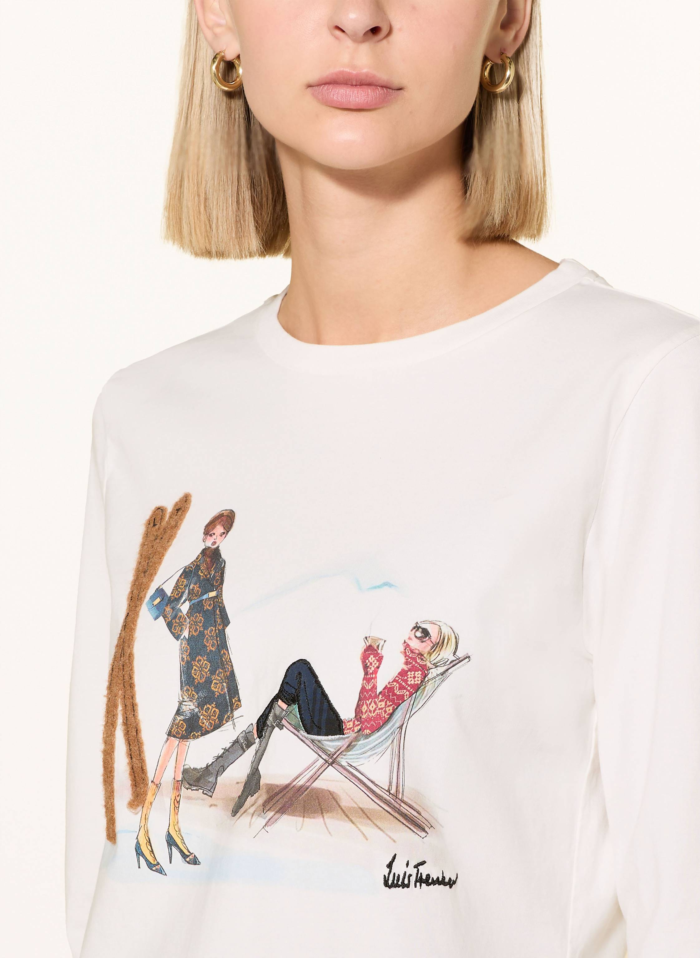 Thumbnail - Luis Trenker Longsleeve Ludina weiss