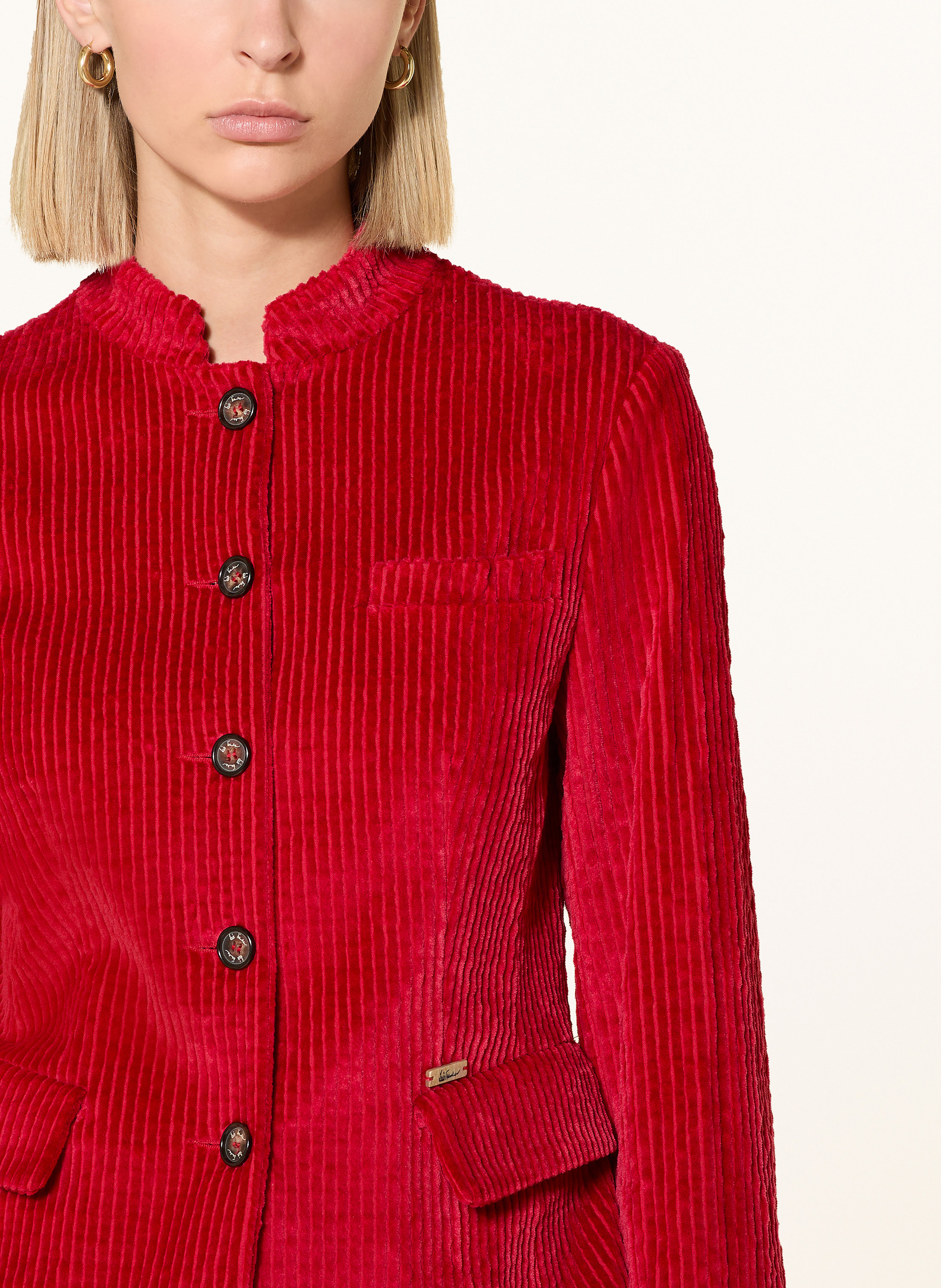 Thumbnail - Luis Trenker Cordblazer Luranda rot