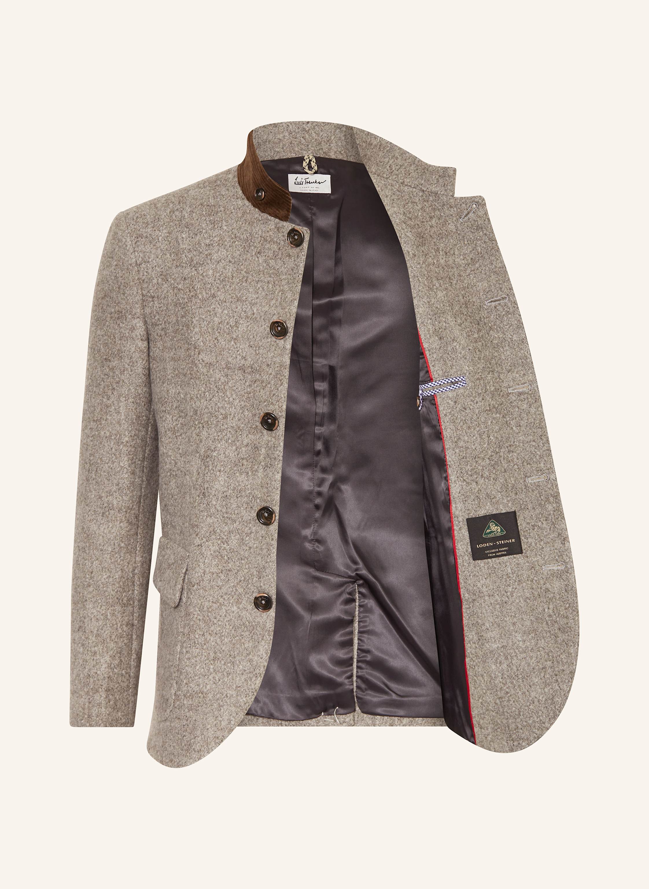 Thumbnail - Luis Trenker Sakko Lusandro Slim Fit grau