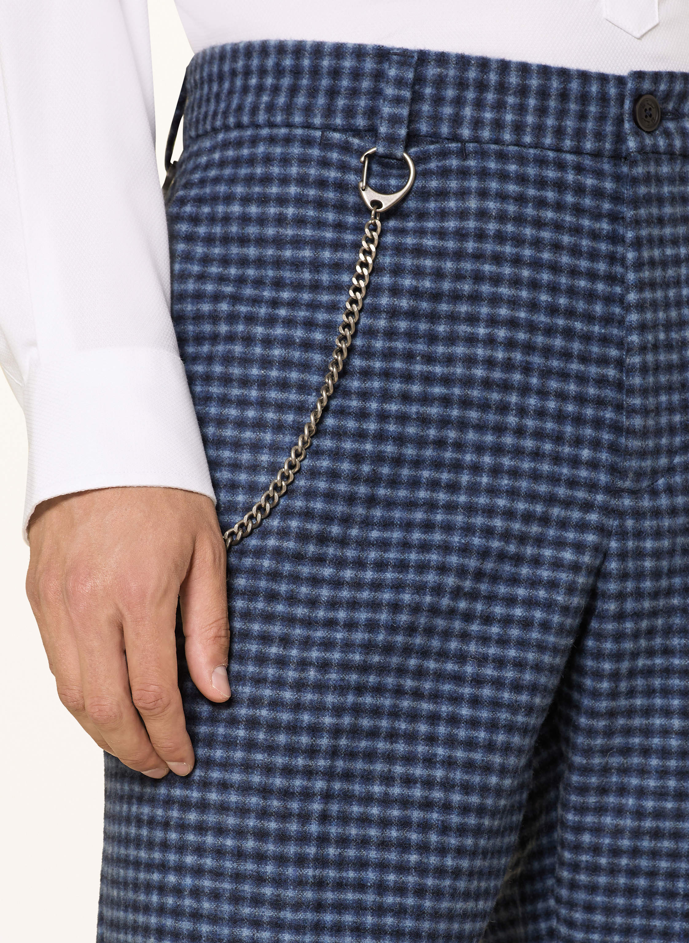 Thumbnail - Luis Trenker Hose Slim Fit blau