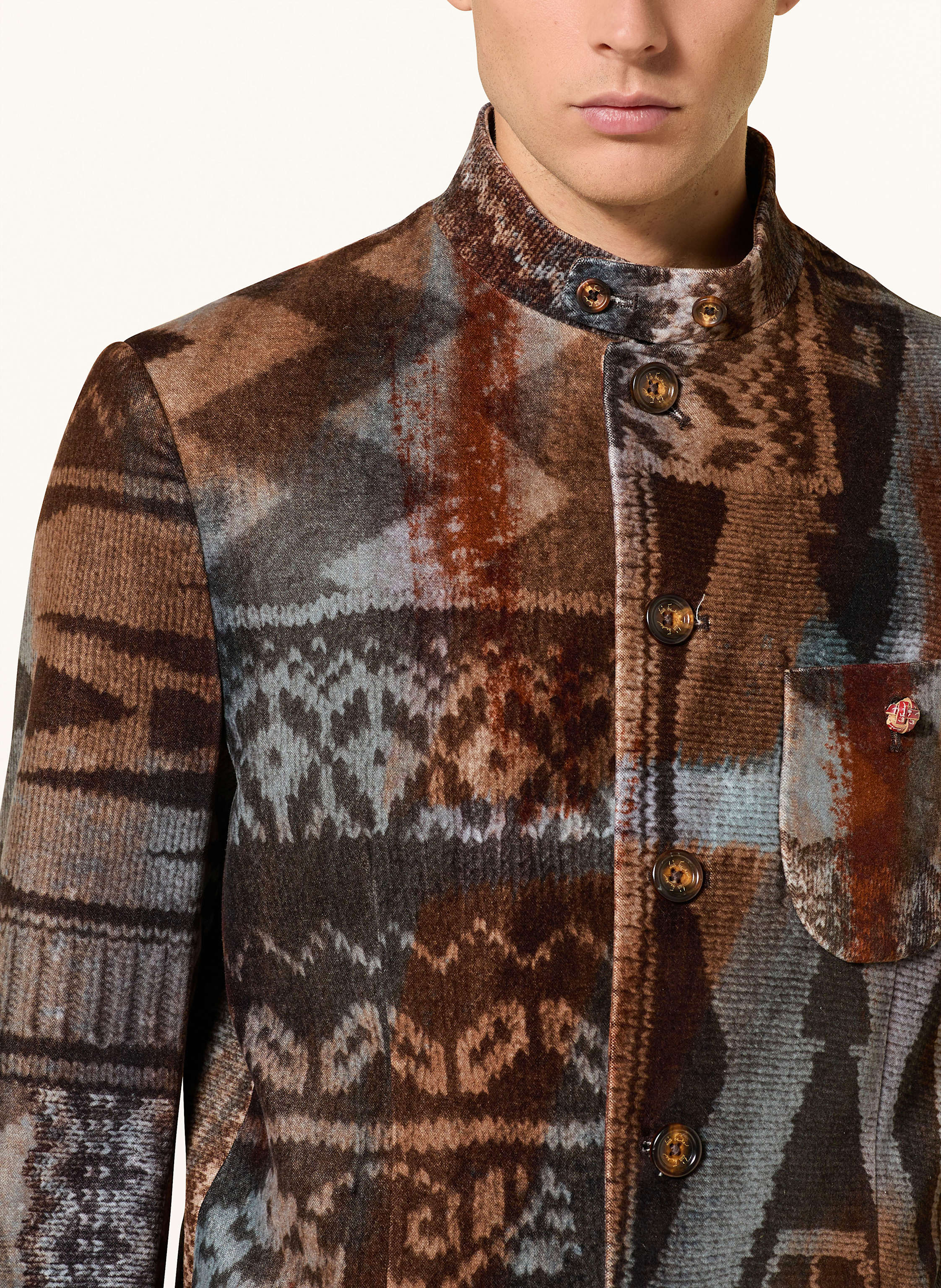 Thumbnail - Luis Trenker Sakko Lusandro Slim Fit braun