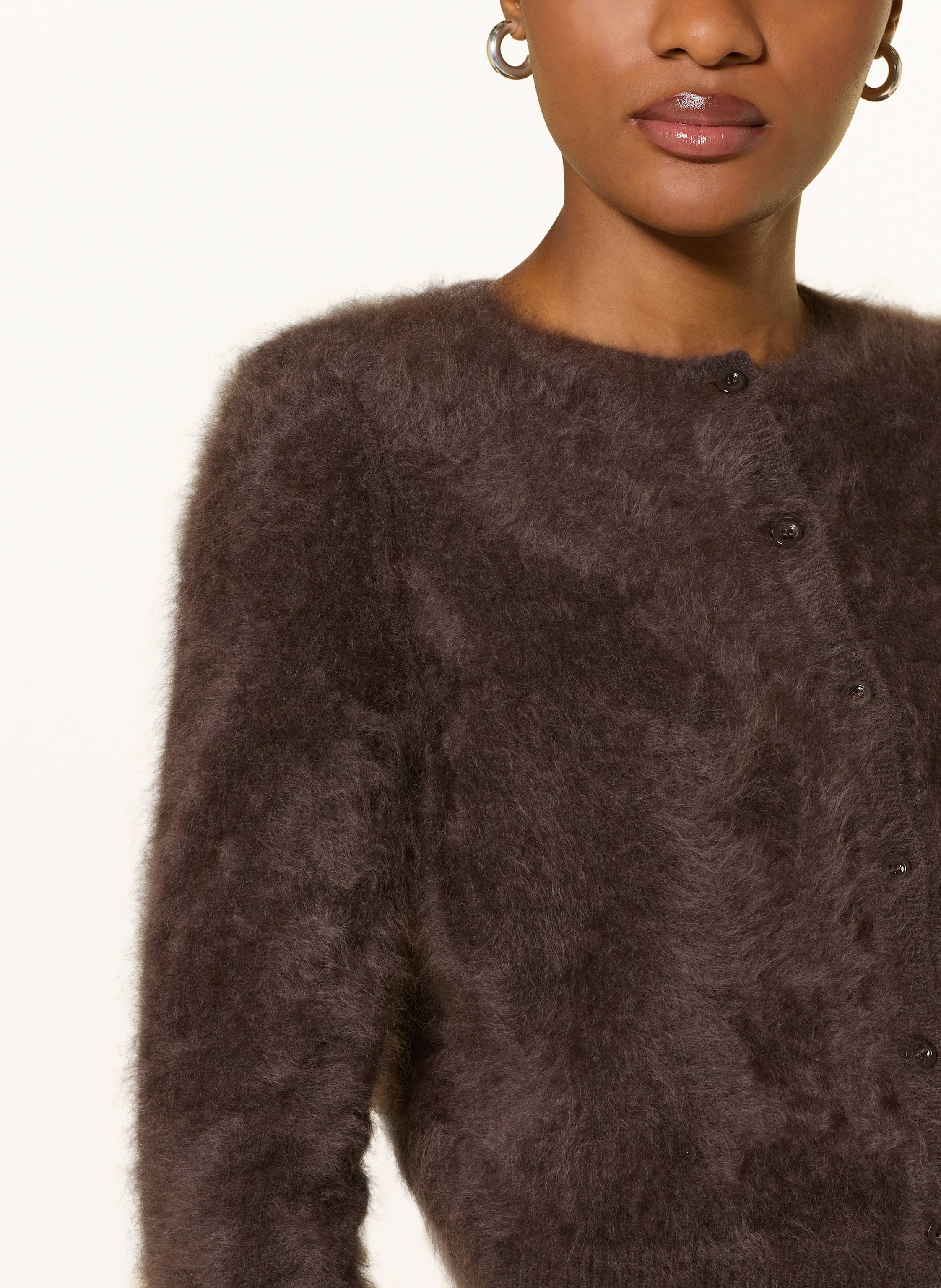 Thumbnail - Frame Strickjacke Aus Cashmere braun