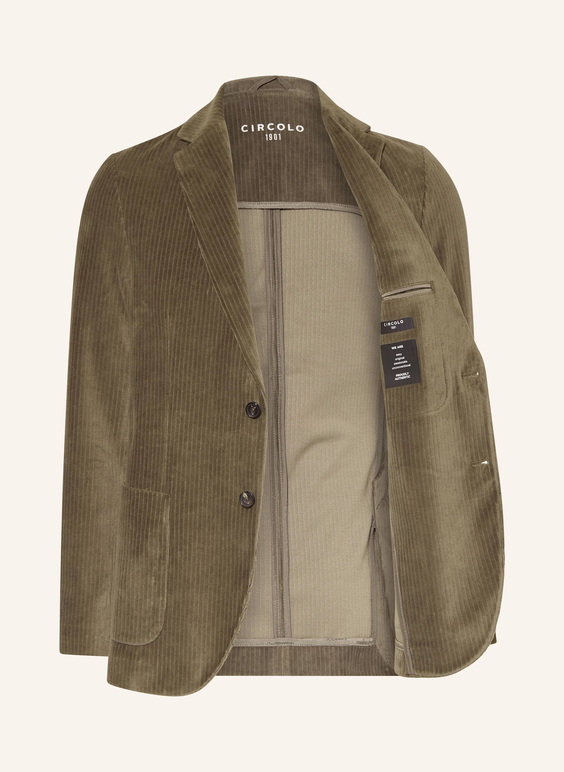 Thumbnail - Circolo 1901 Cordsakko Slim Fit gruen