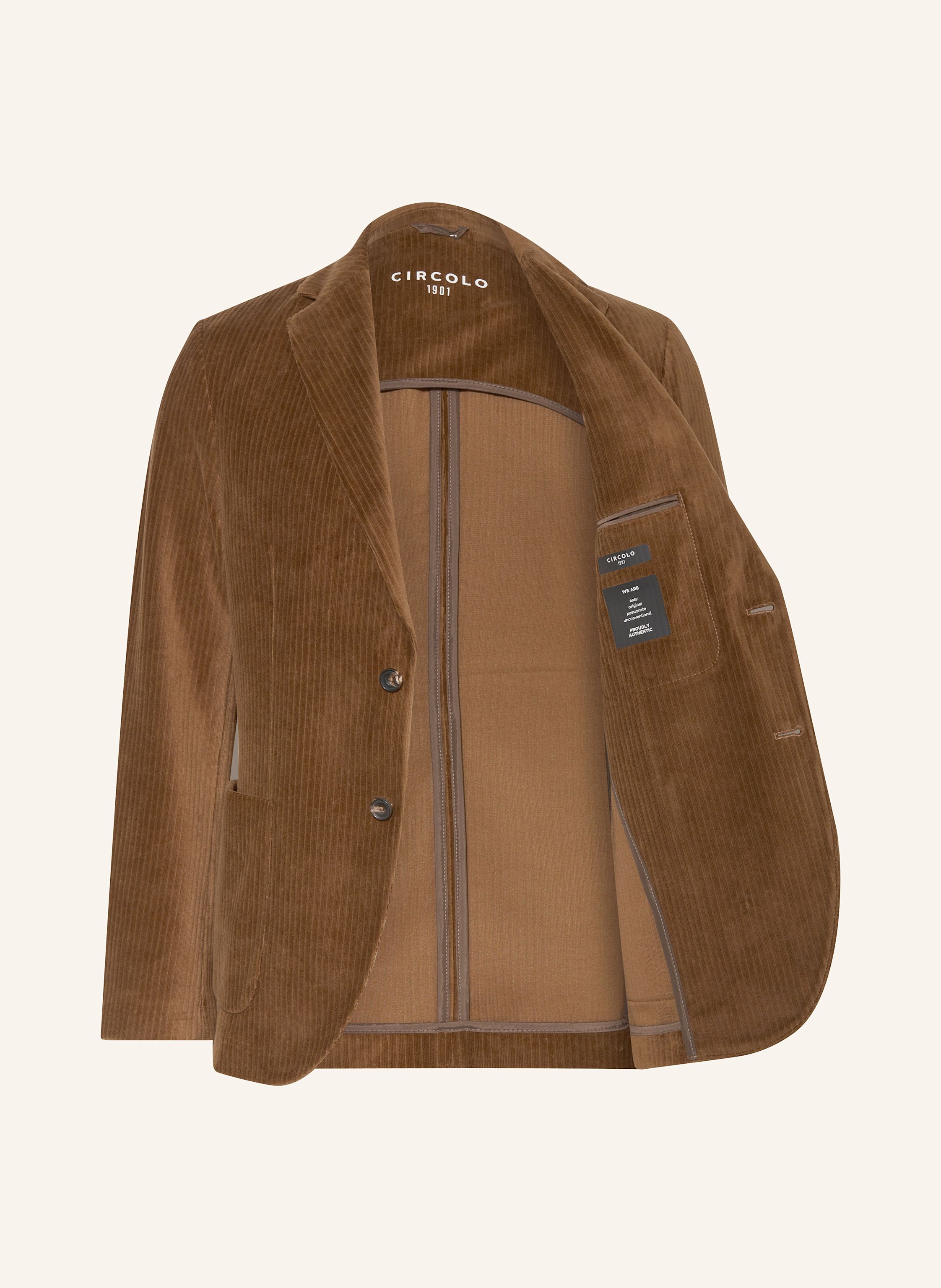Thumbnail - Circolo 1901 Cordsakko Slim Fit braun