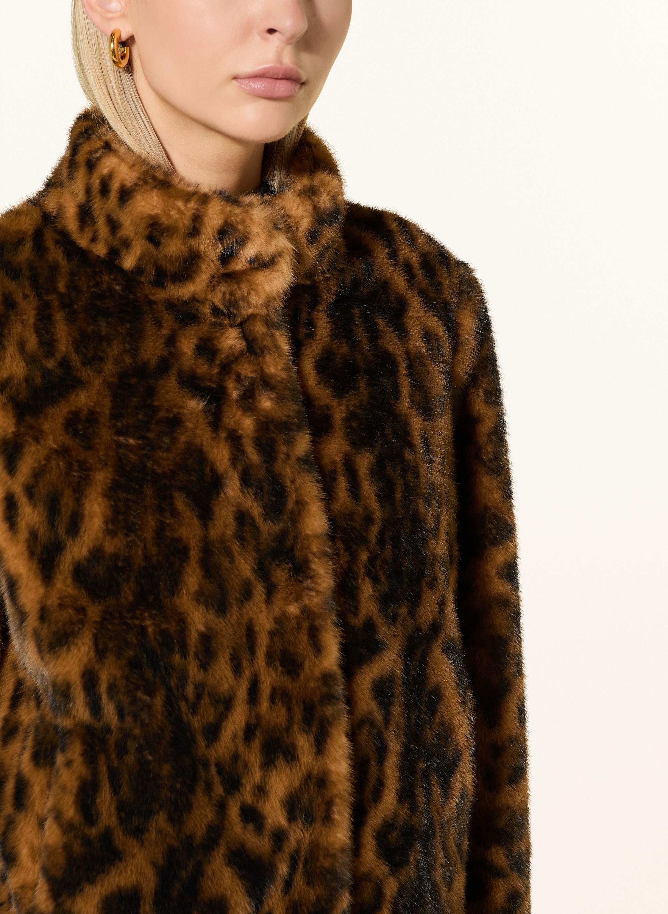 Thumbnail - Guess Kunstpelz-Jacke Luna braun