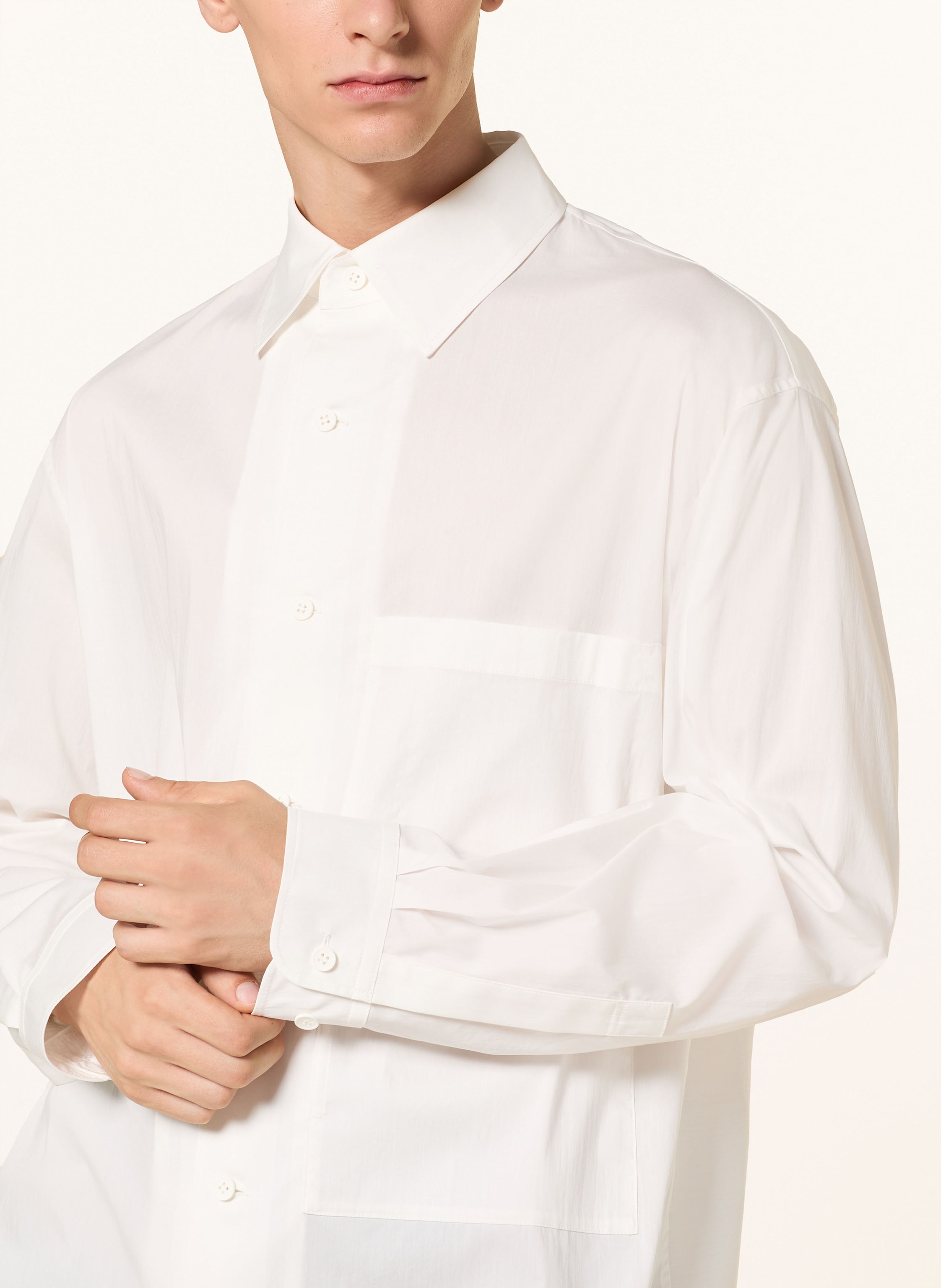 Thumbnail - Y-3 Hemd Sporty Regular Fit weiss