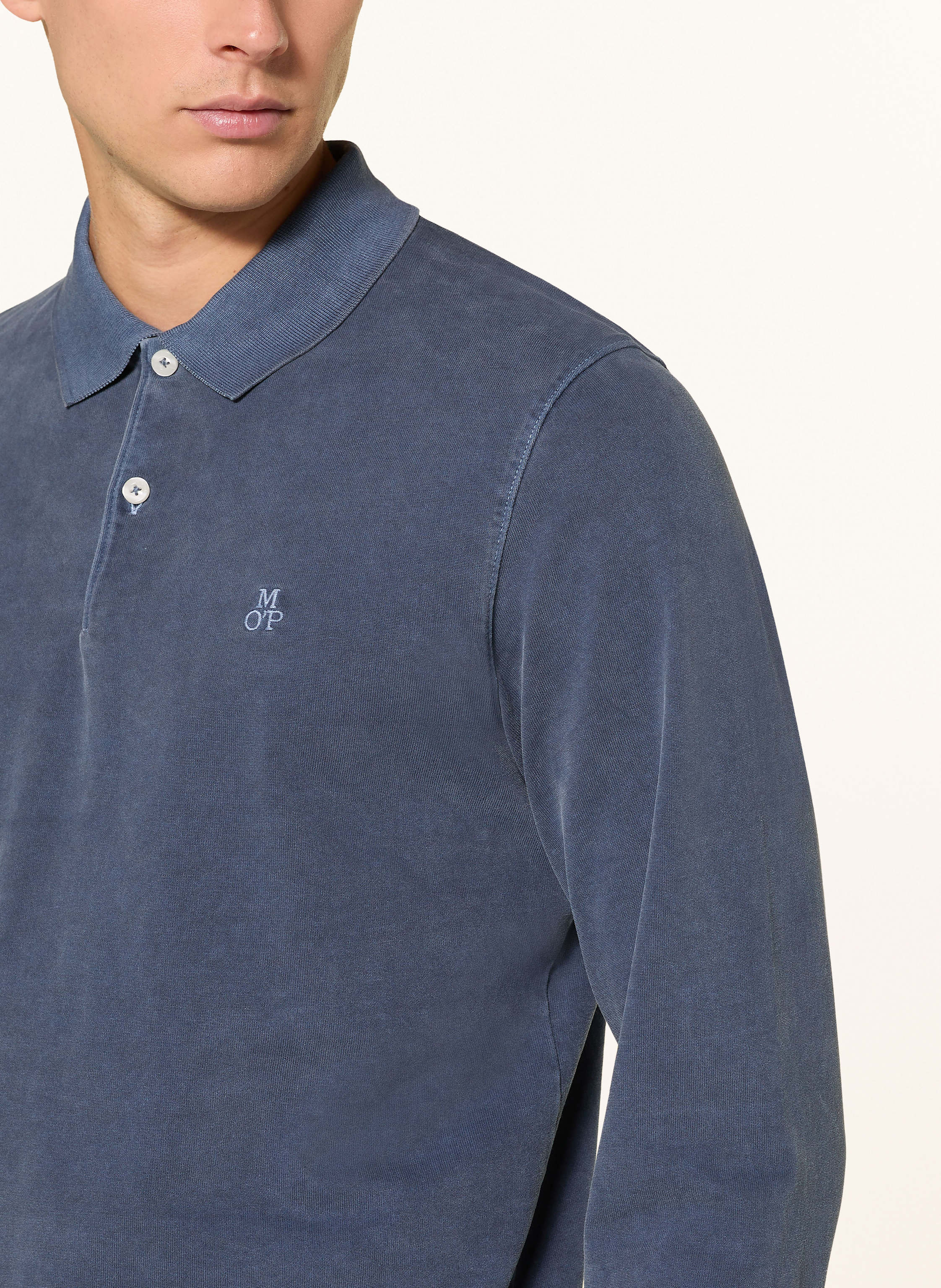 Thumbnail - Marc O'polo Jersey-Poloshirt blau