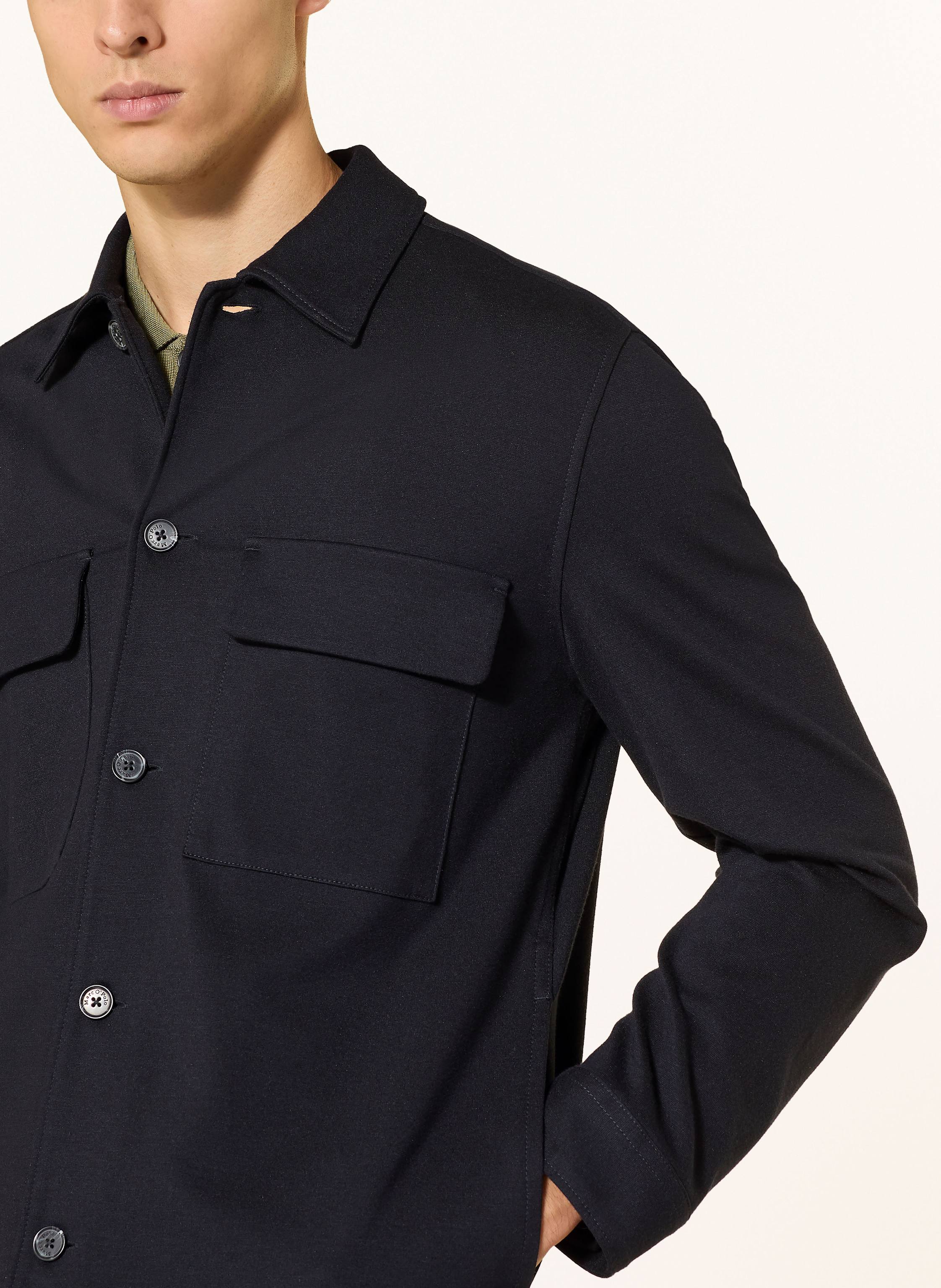Thumbnail - Marc O'polo Jersey-Overshirt blau