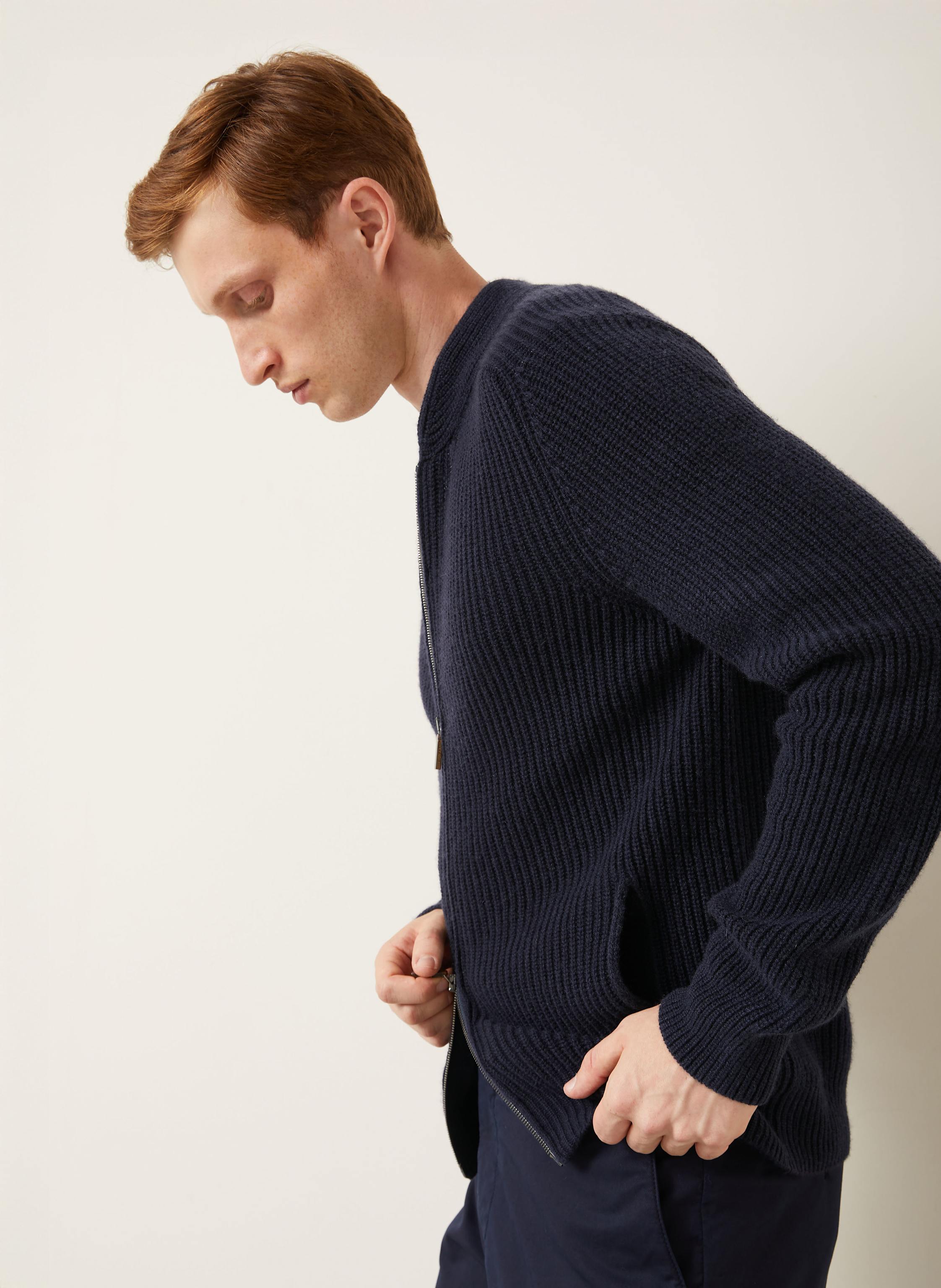 Thumbnail - Iris Von Arnim Strickjacke Curt Aus Cashmere blau