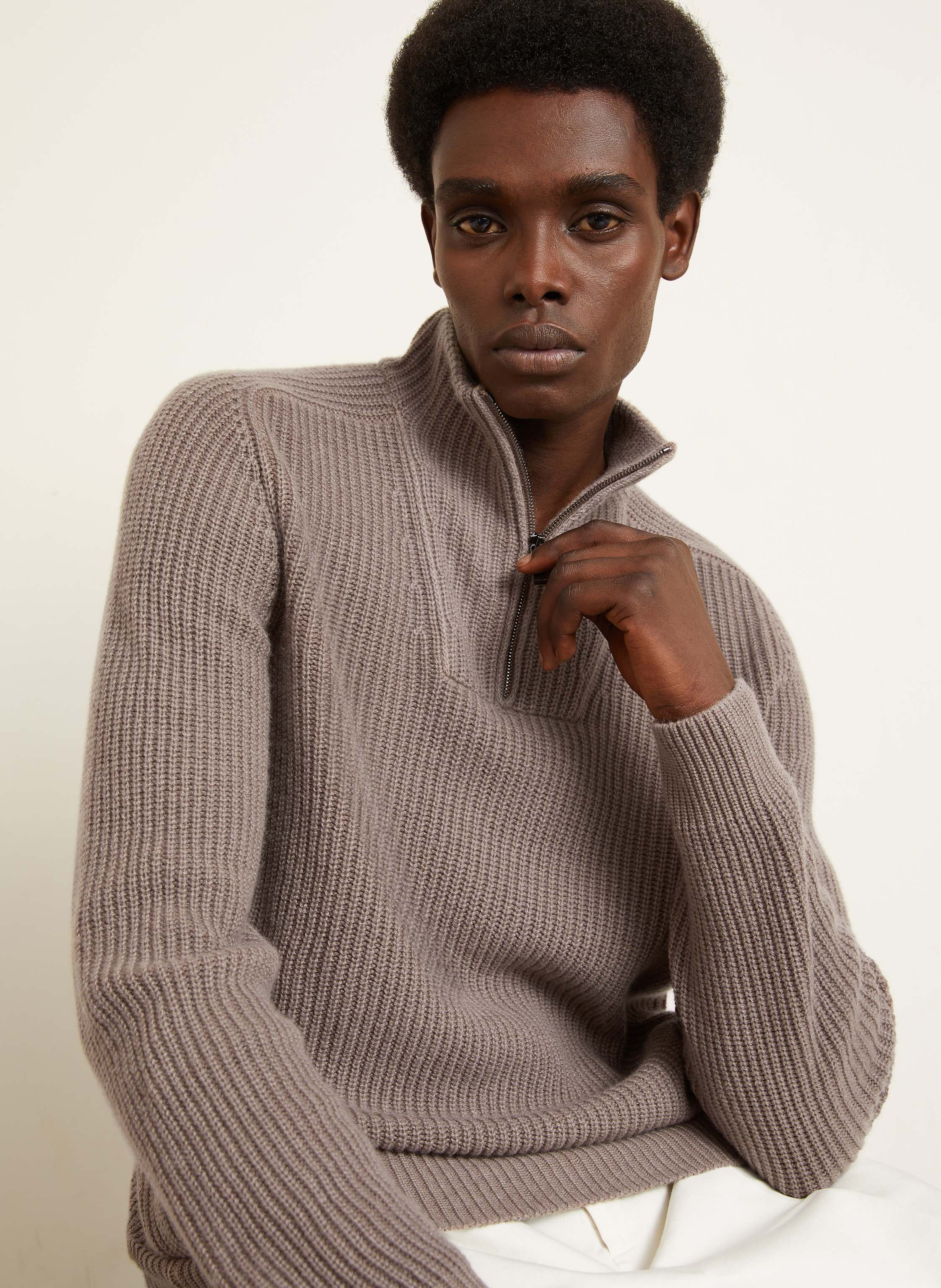 Thumbnail - Iris Von Arnim Cashmere-Troyer Amarillo beige