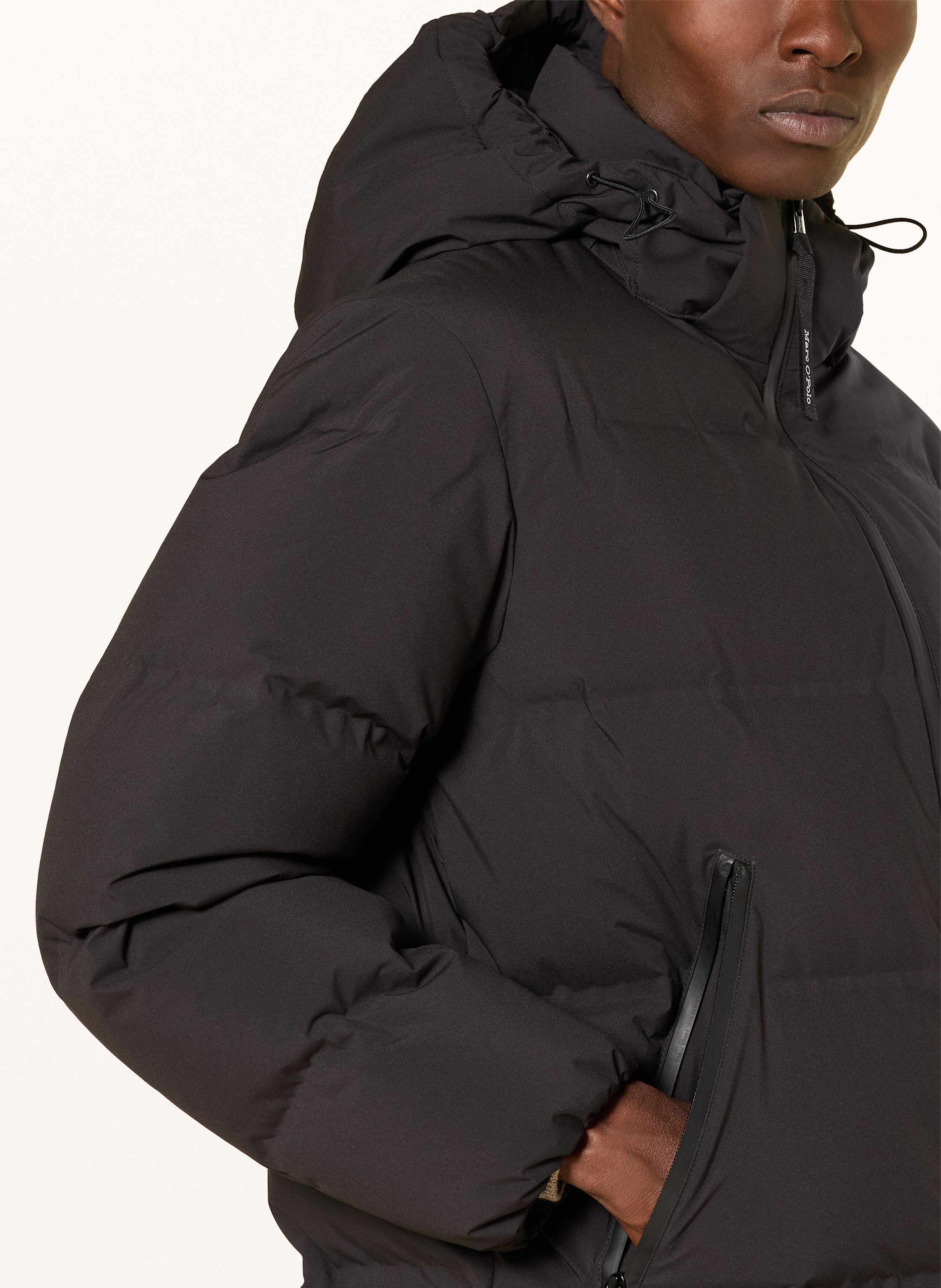 Thumbnail - Marc O'polo Daunenjacke Mit Abnehmbarer Kapuze schwarz