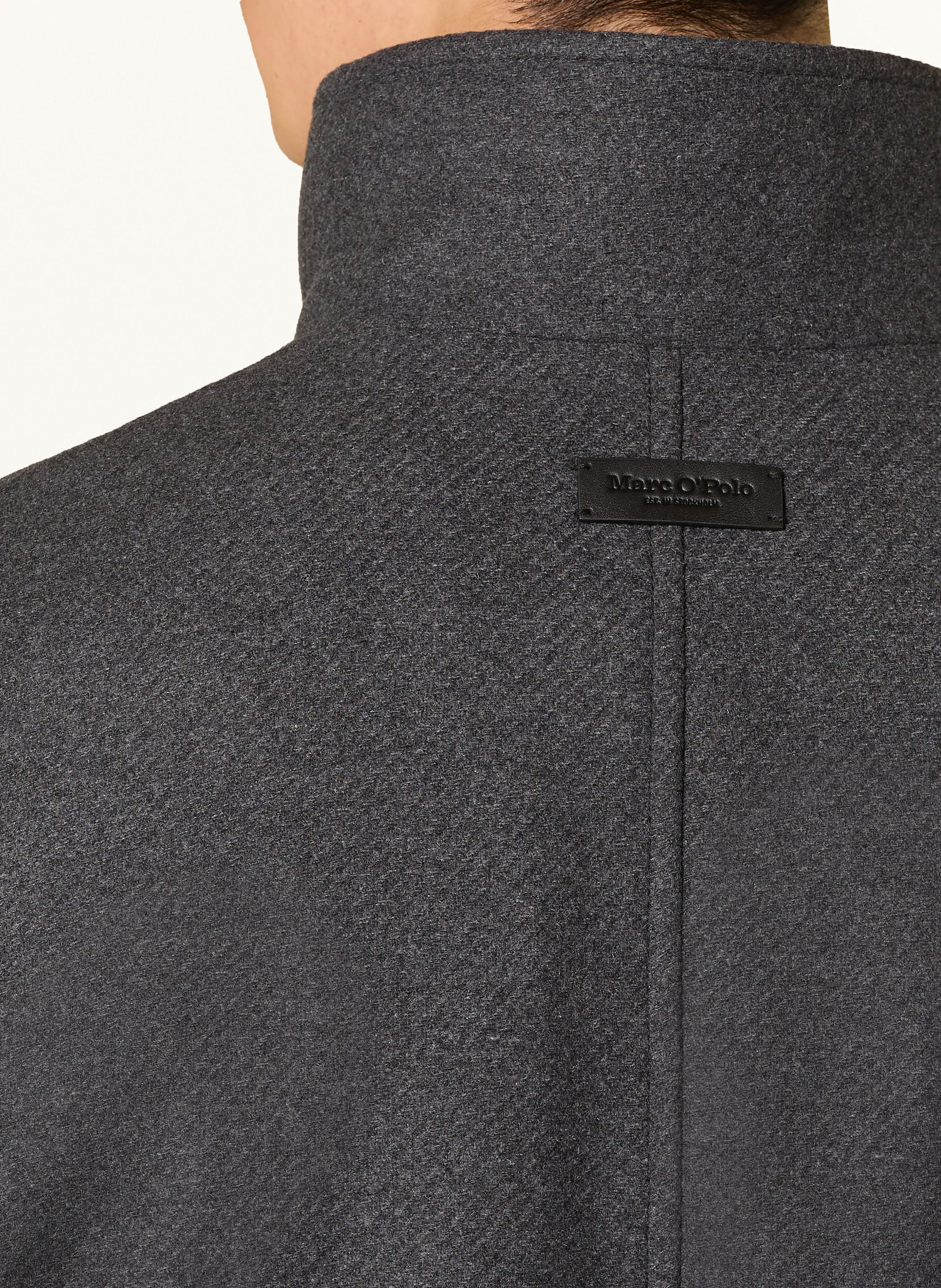 Thumbnail - Marc O'polo Wollmantel Mit Herausnehmbarer Blende grau