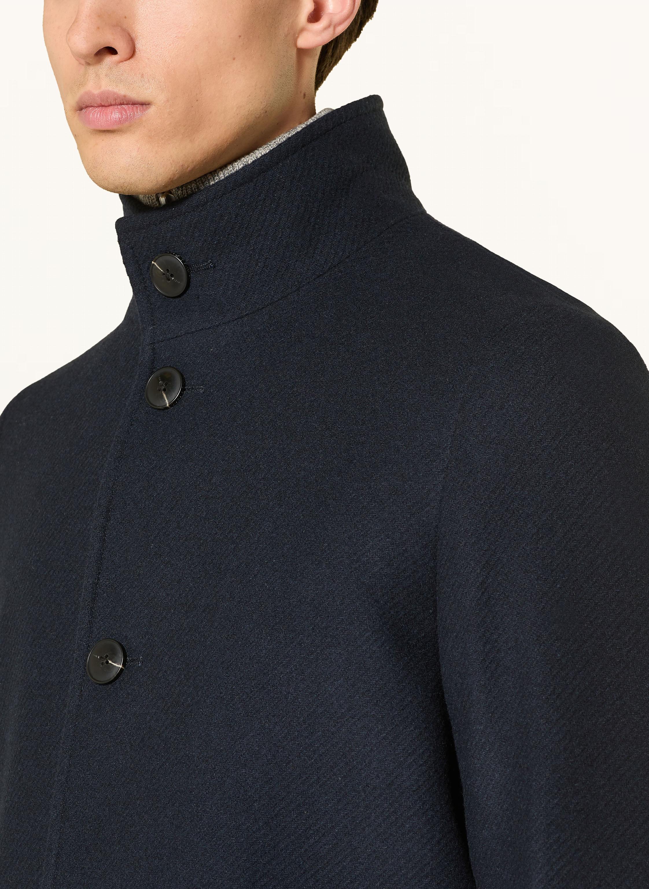 Thumbnail - Marc O'polo Wollmantel Mit Herausnehmbarer Blende blau