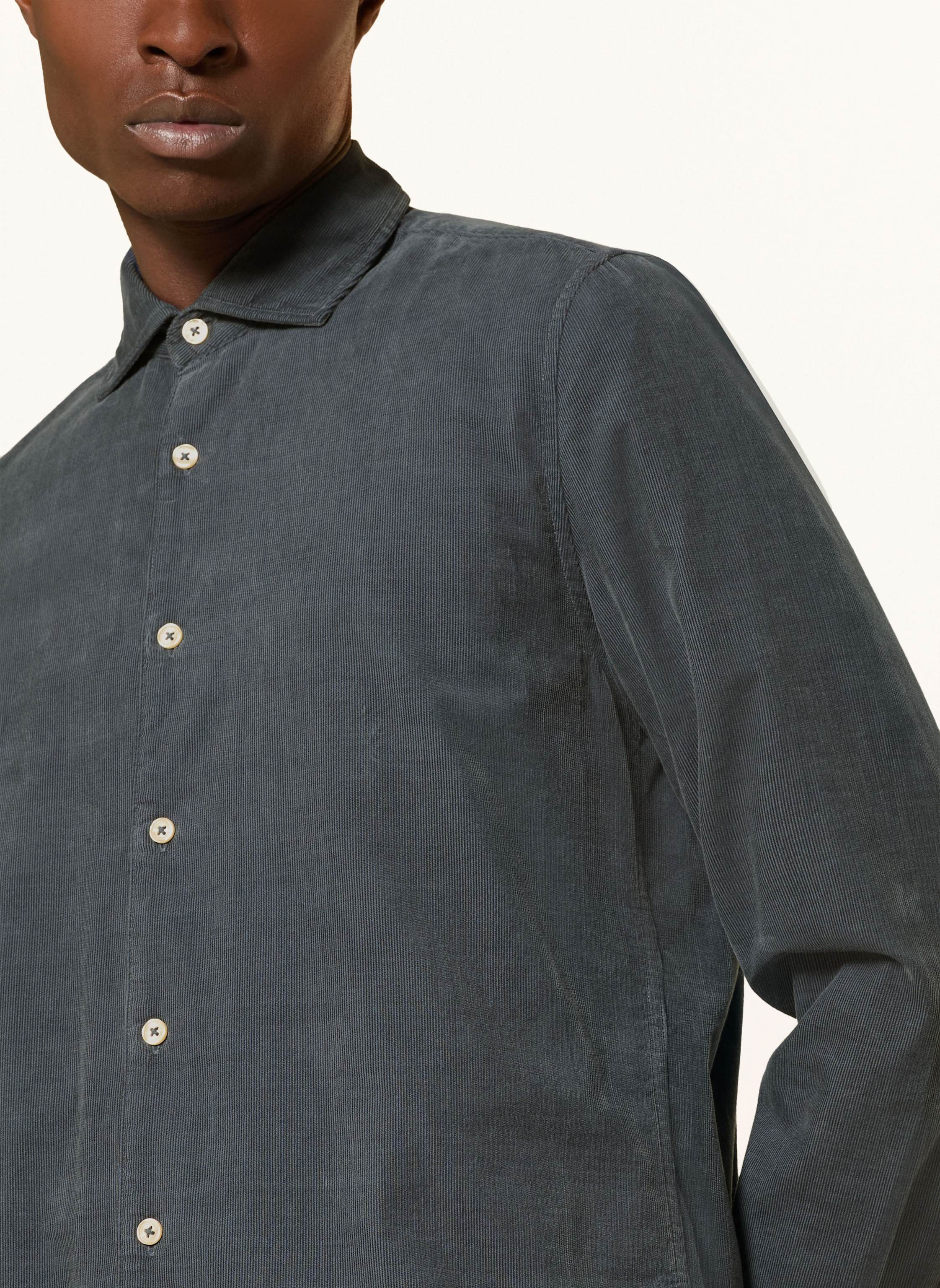 Thumbnail - Marc O'polo Cordhemd Shaped Fit grau