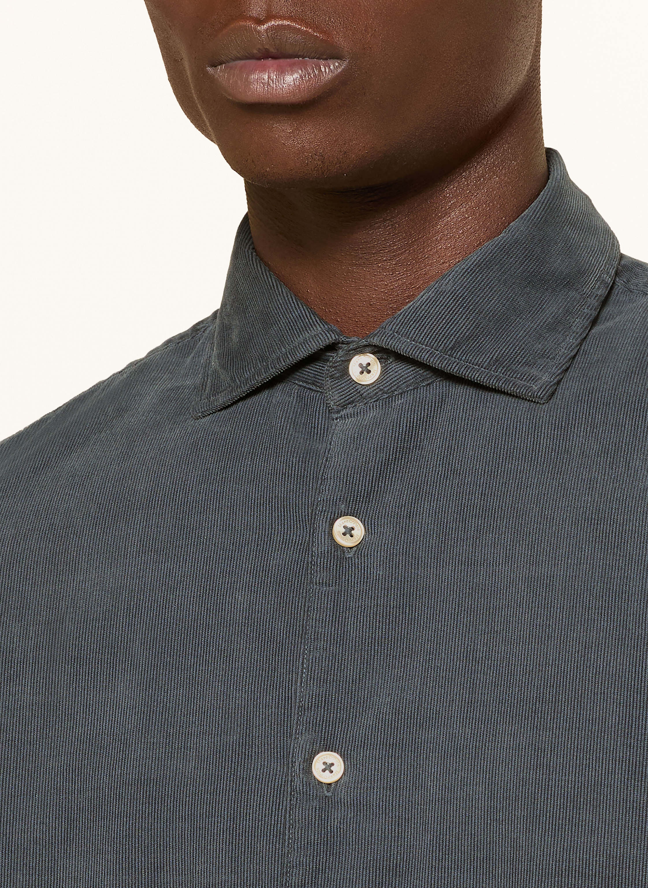 Thumbnail - Marc O'polo Cordhemd Shaped Fit grau