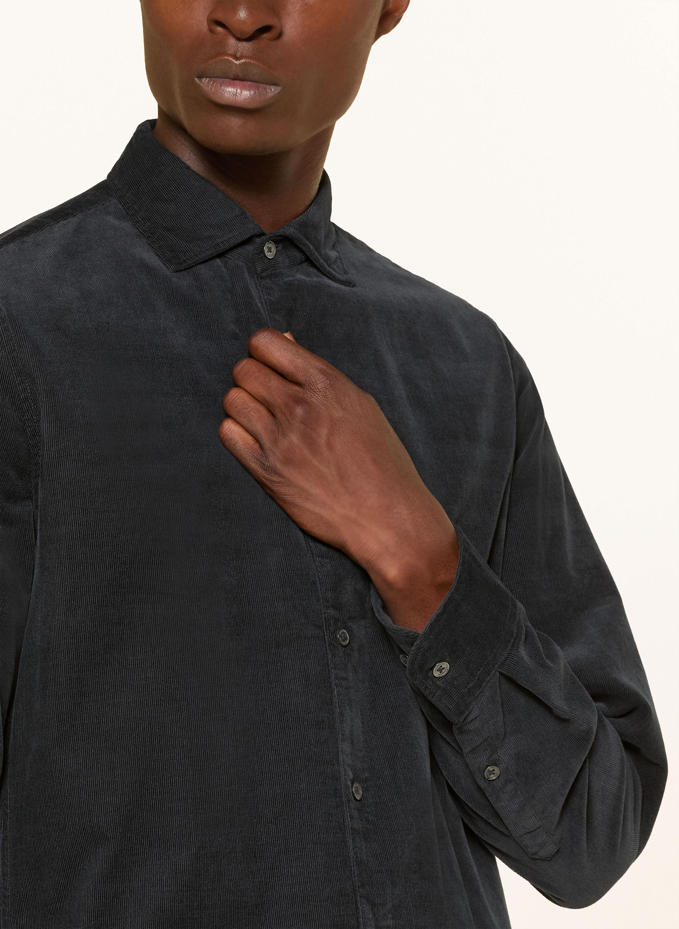 Thumbnail - Marc O'polo Cordhemd Shaped Fit blau