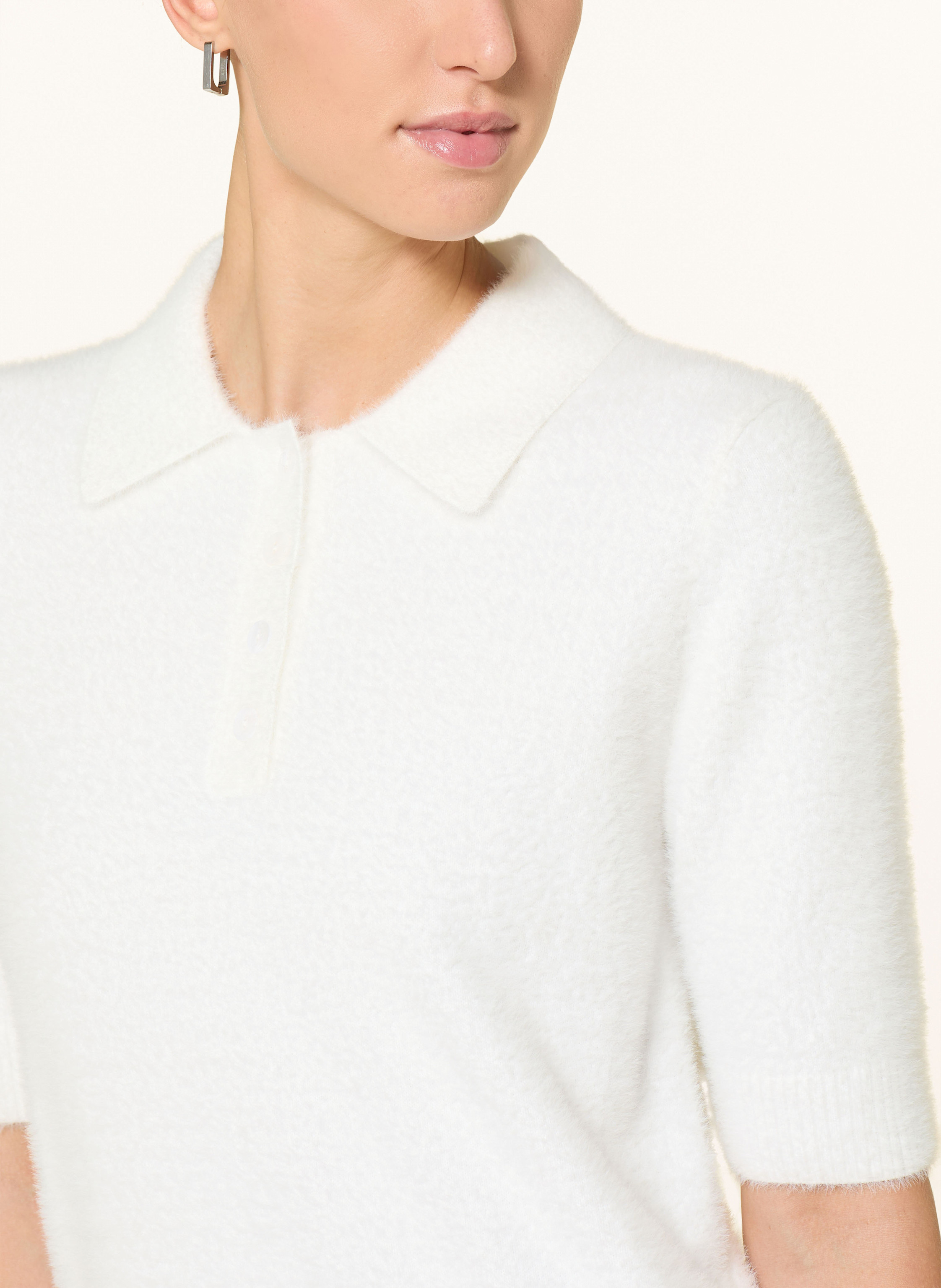 Thumbnail - Cinque Strick-Poloshirt Ciplu weiss