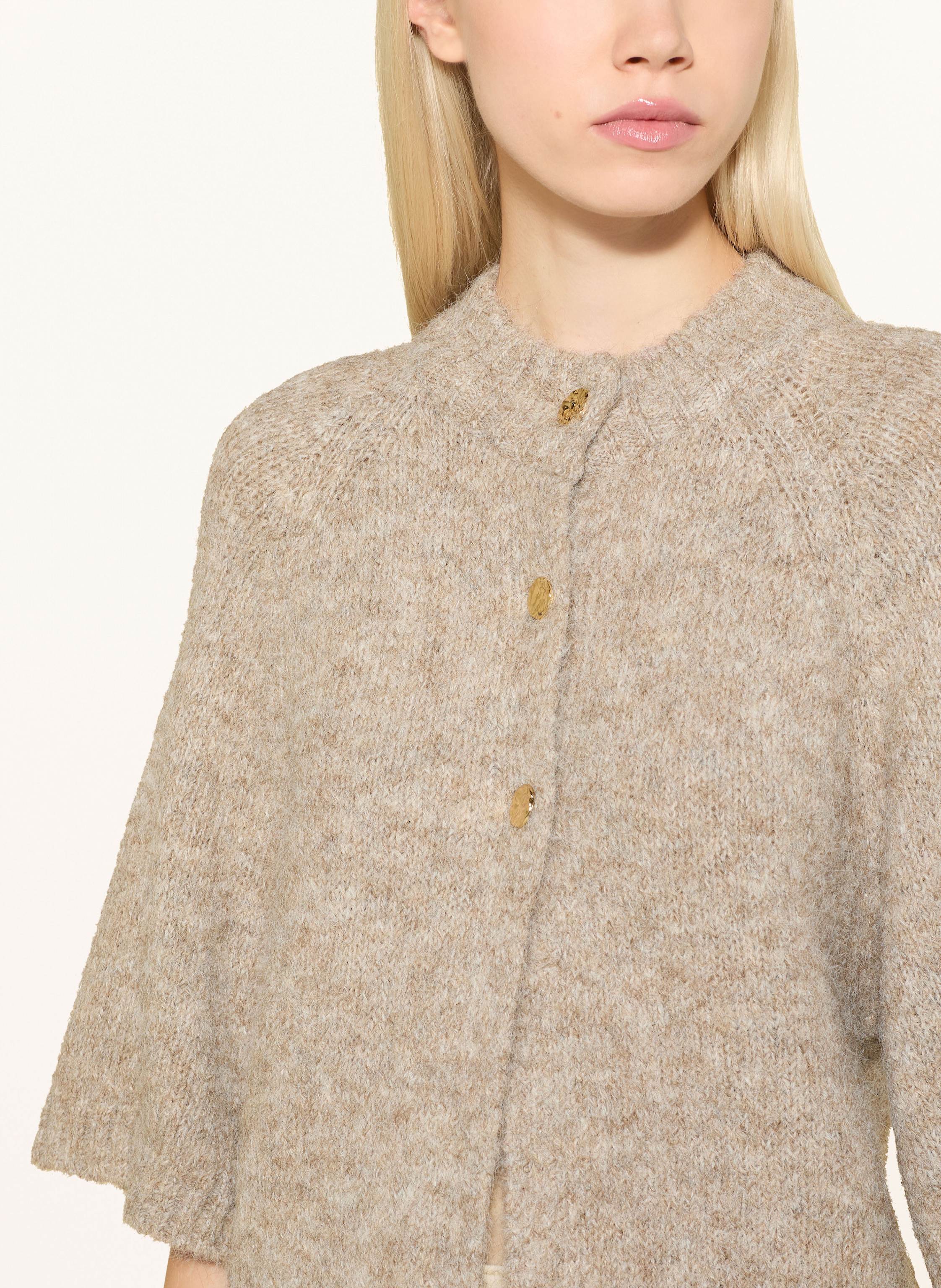 Thumbnail - Neo Noir Strickjacke Benuta Mit 3/4-Arm beige