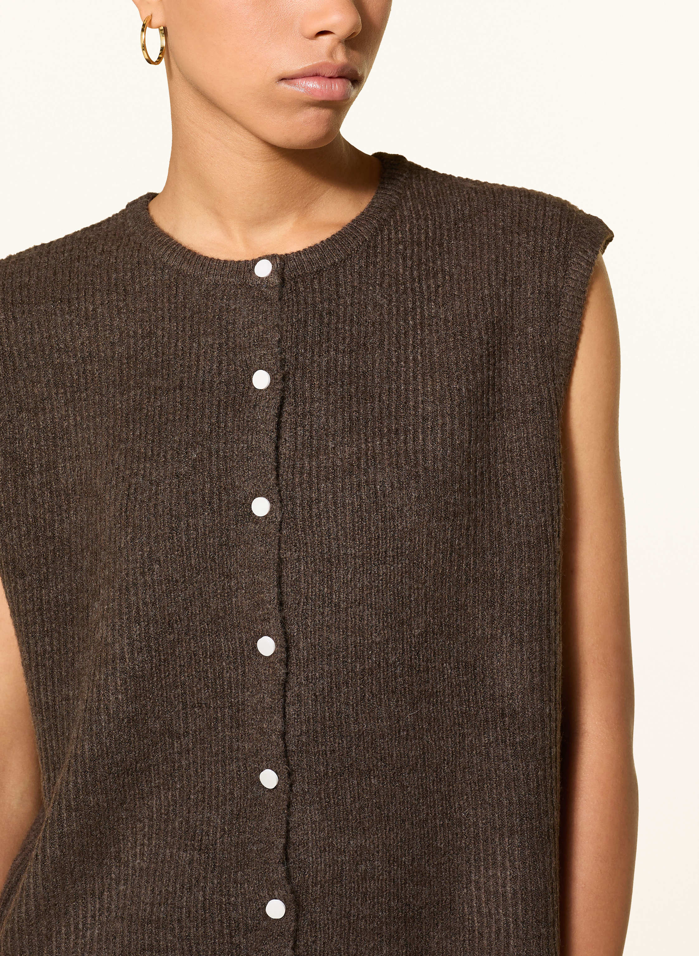 Thumbnail - Neo Noir Strickweste Everest braun