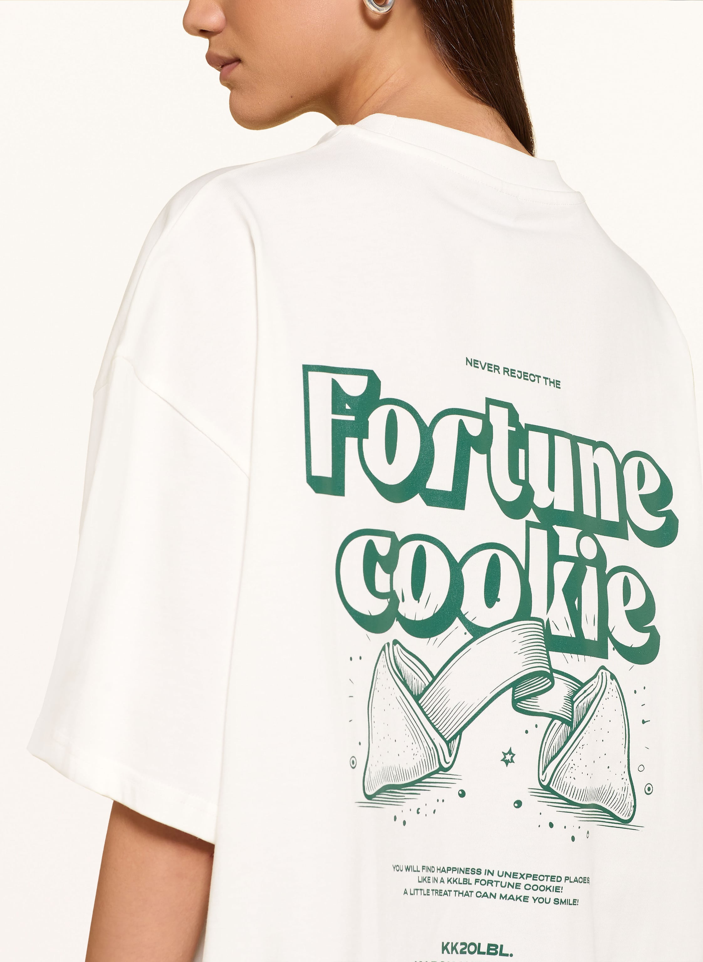 Thumbnail - Karo Kauer T-Shirt Fortune Cookie weiss