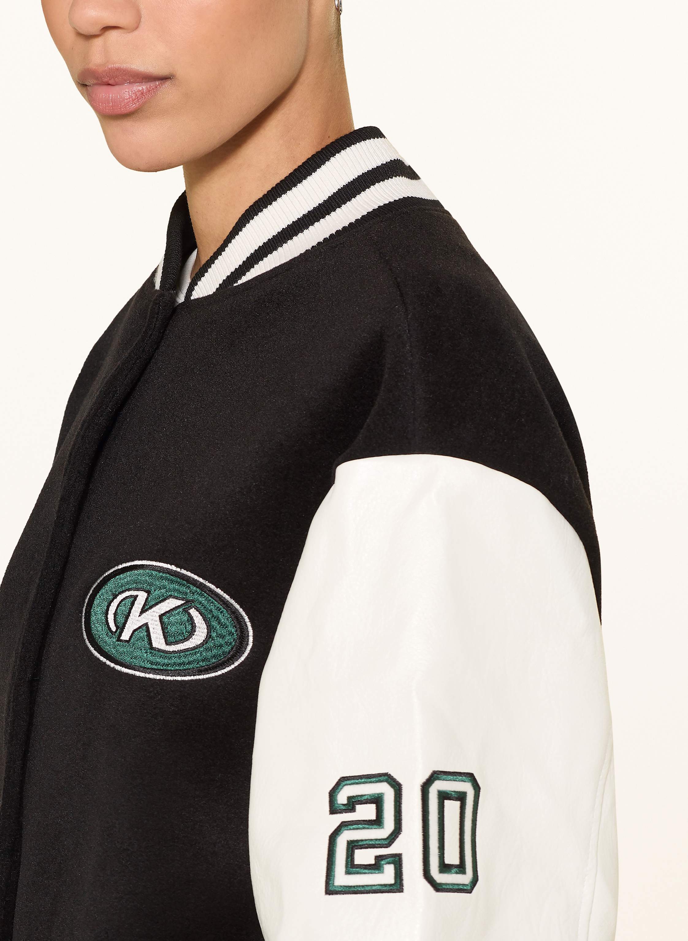 Thumbnail - Karo Kauer College-Jacke schwarz