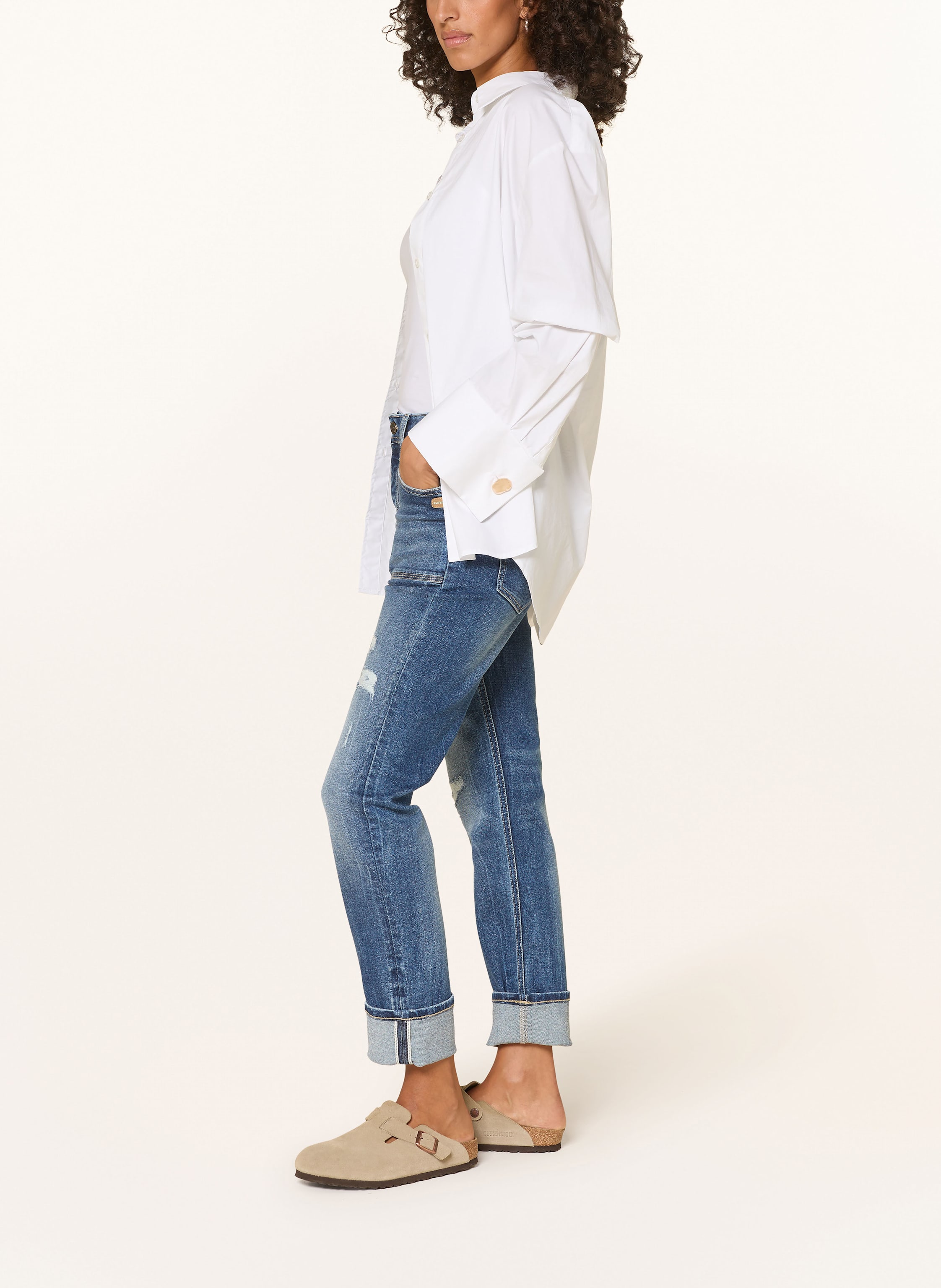 Thumbnail - Gang Boyfriend Jeans Nica Worker blau