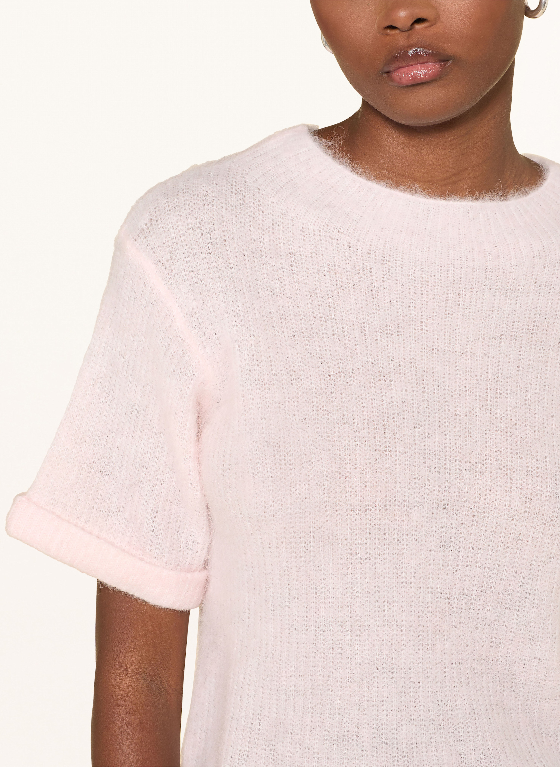 Thumbnail - American Vintage Strickshirt Mit Alpaka rosa