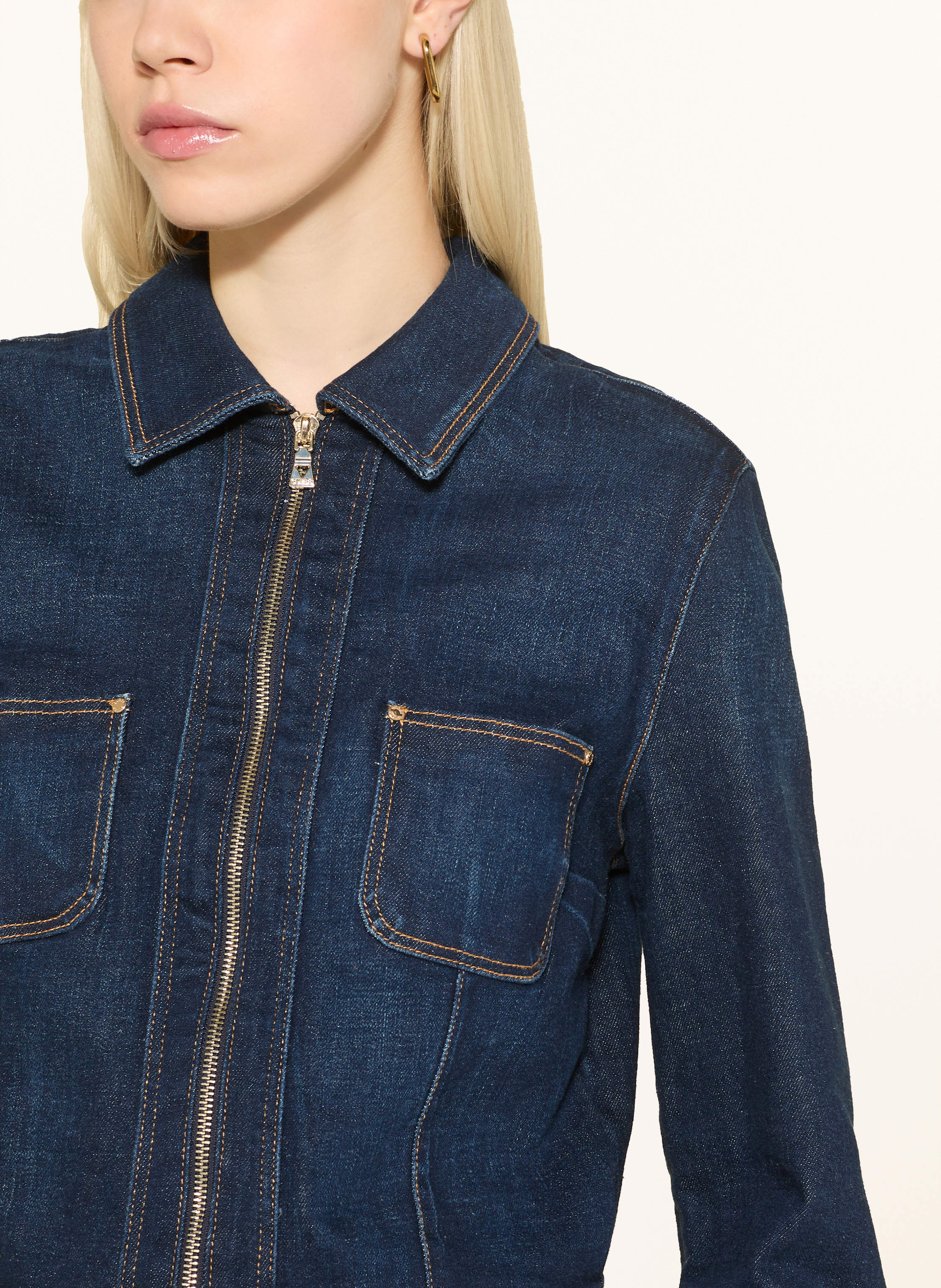 Thumbnail - Guess Jeansjacke Amelie blau